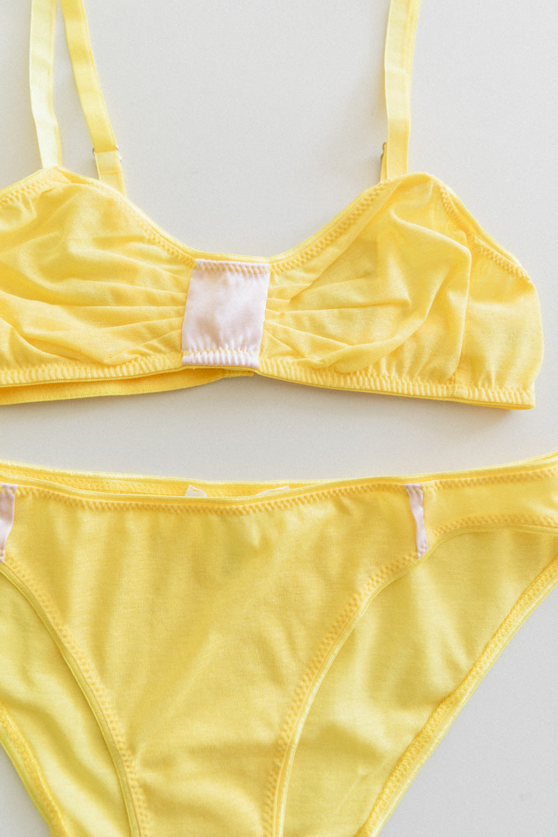 UMA BRALETTE IN SPARK COTTON AND SILK