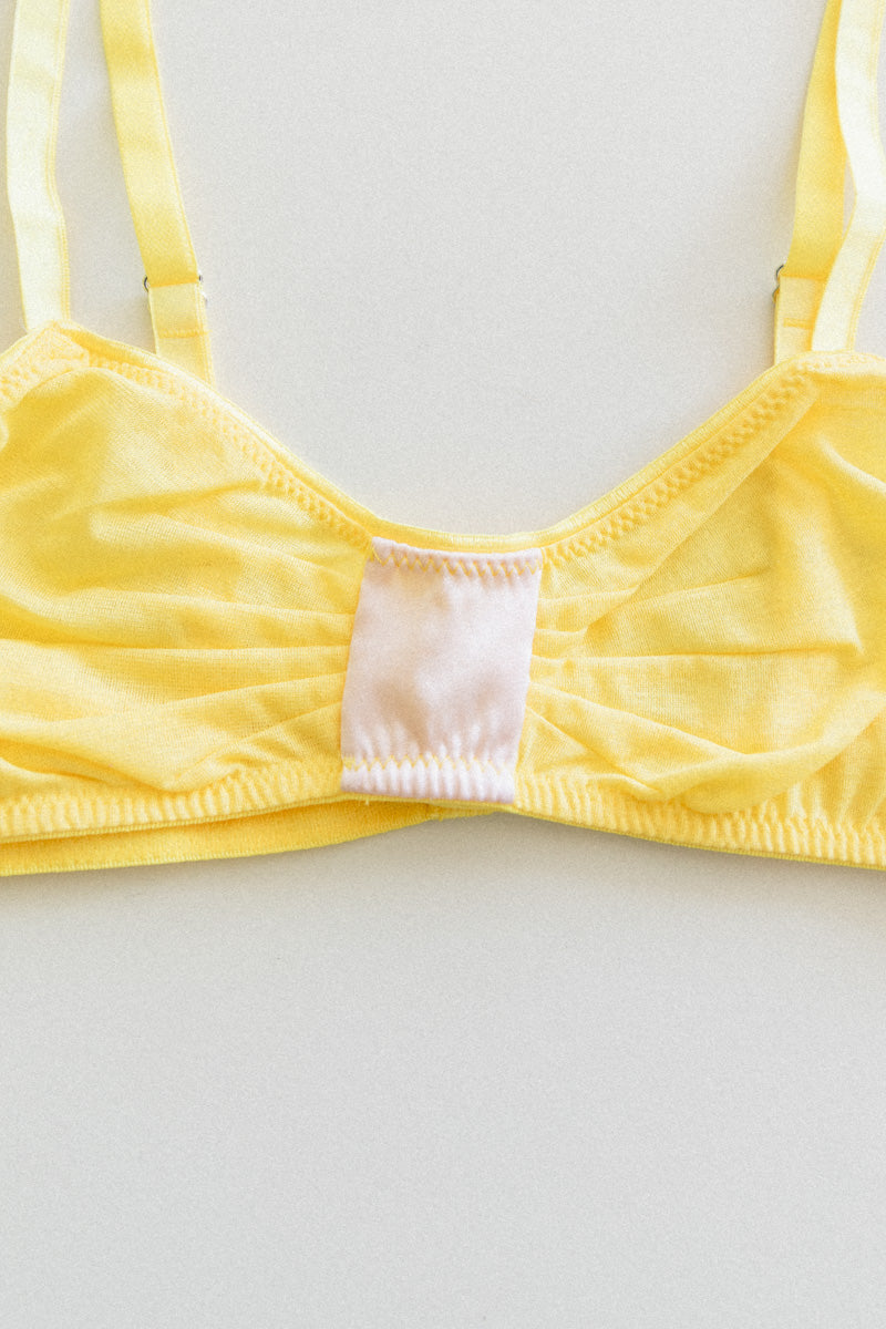 UMA BRALETTE IN SPARK COTTON AND SILK