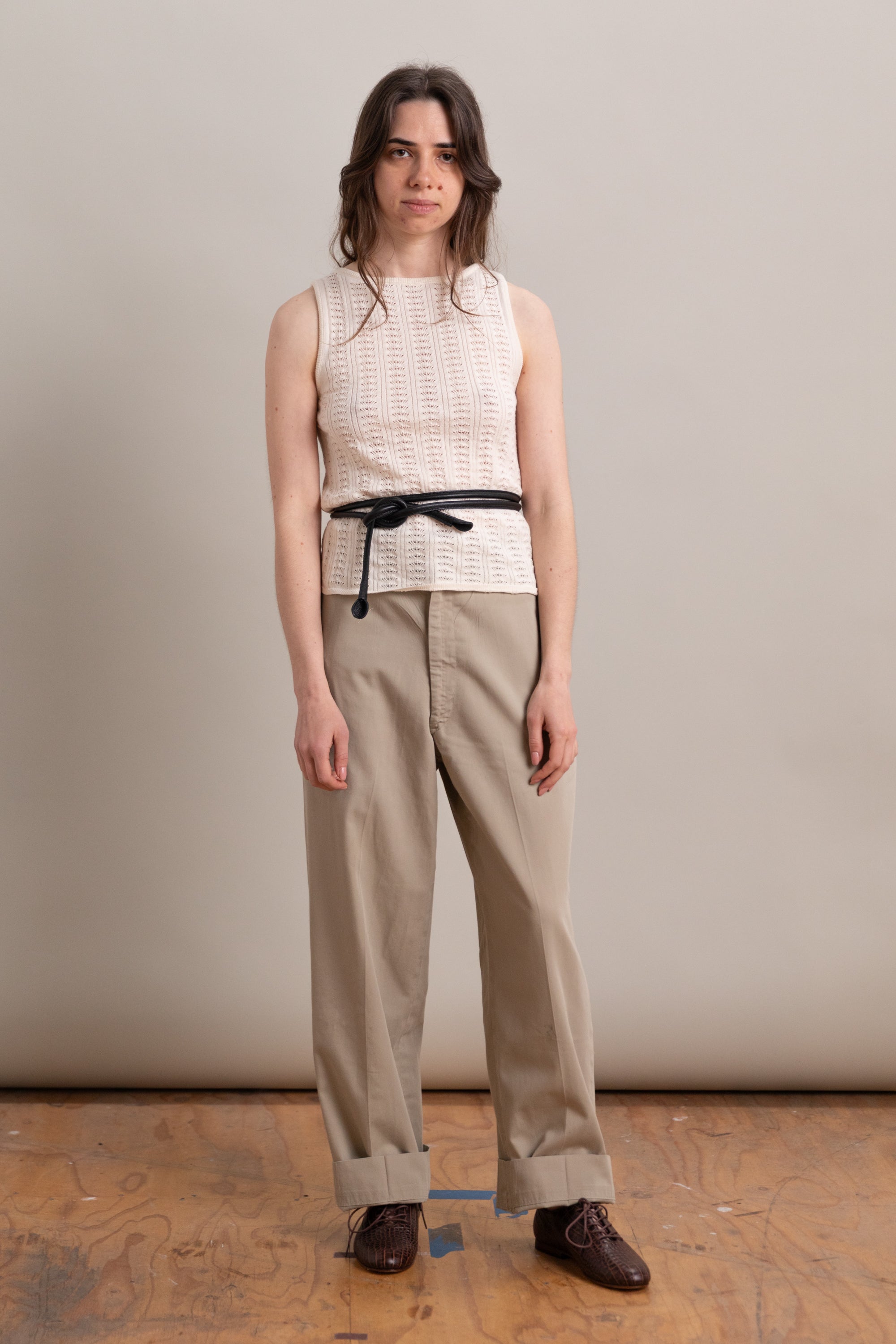KNOT BELT IN BLACK