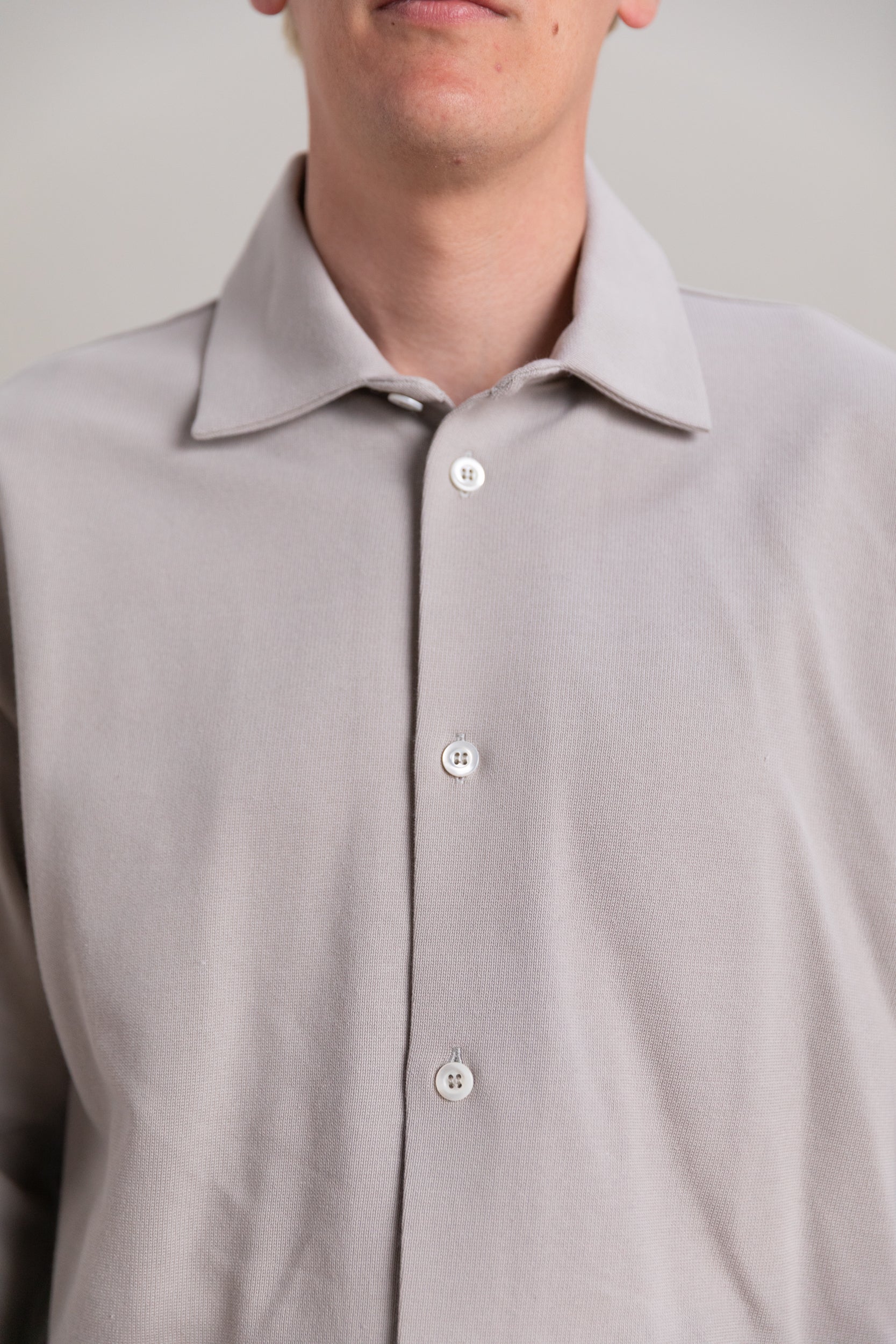 OPTO LONG SLEEVE IN GREIGE RACHEL MESH