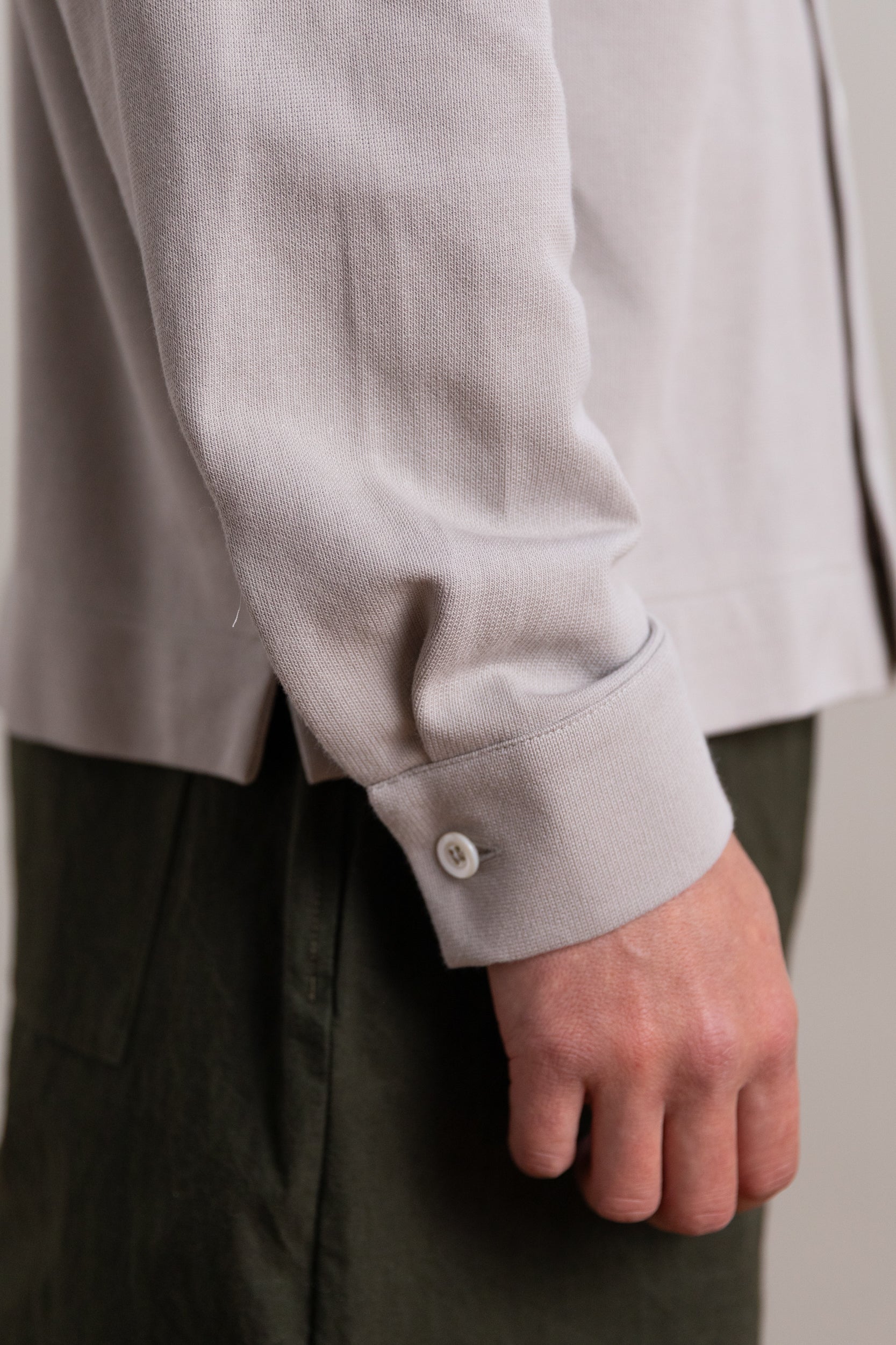 OPTO LONG SLEEVE IN GREIGE RACHEL MESH