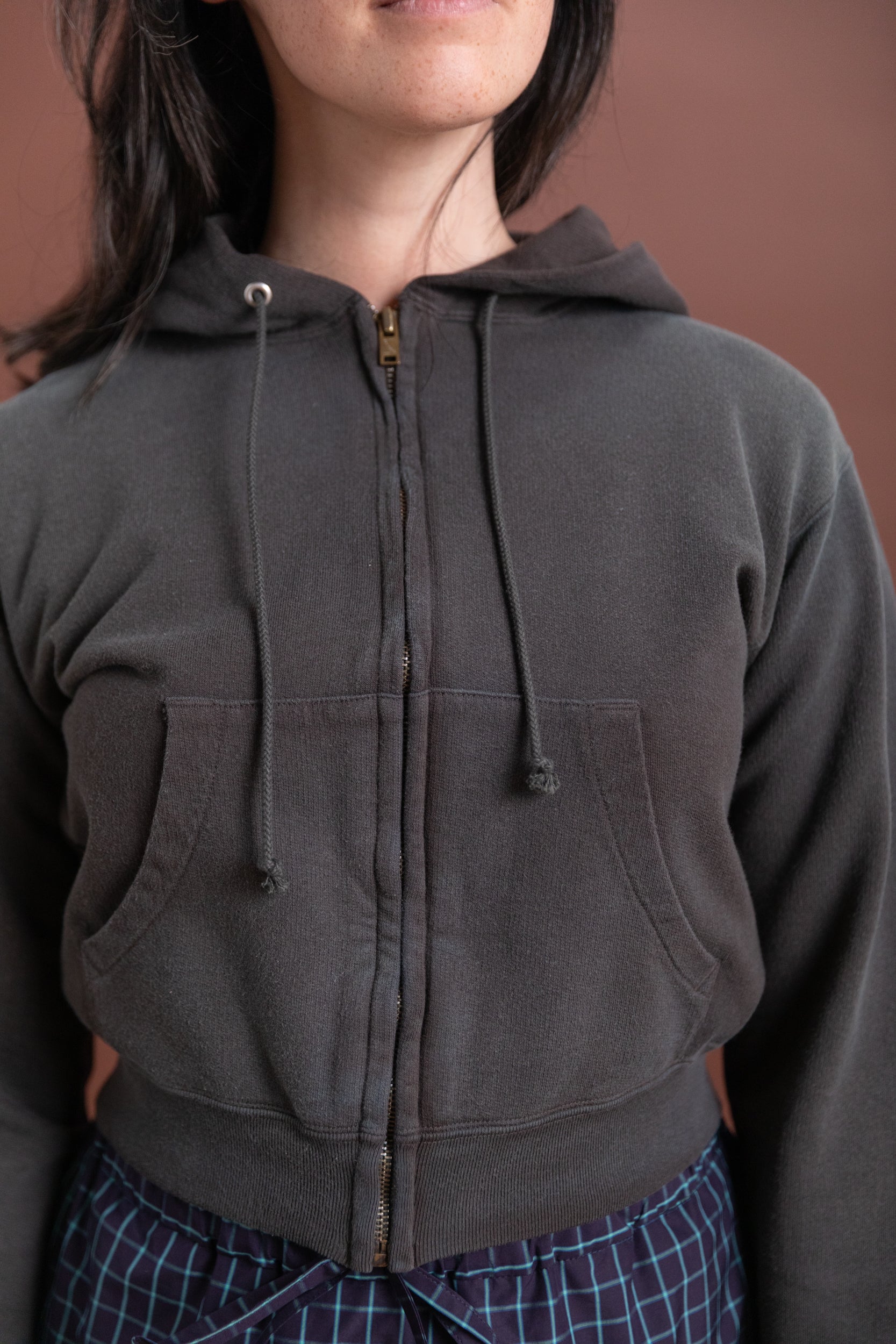 PRODUCT DYED ORGANIC COTTON DUCK BLOUSON IN FADED BLACK