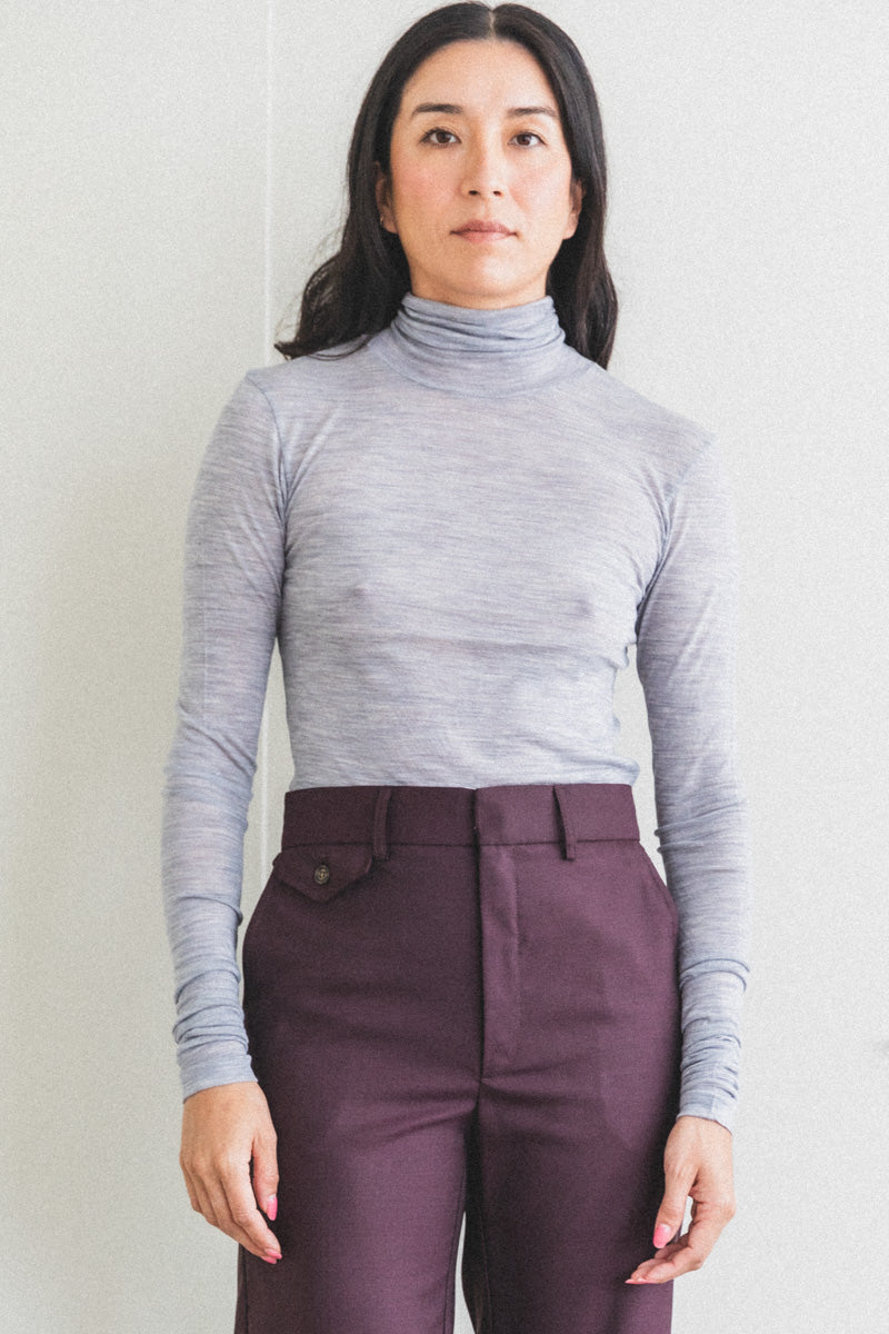 turtleneck with jersey outfit