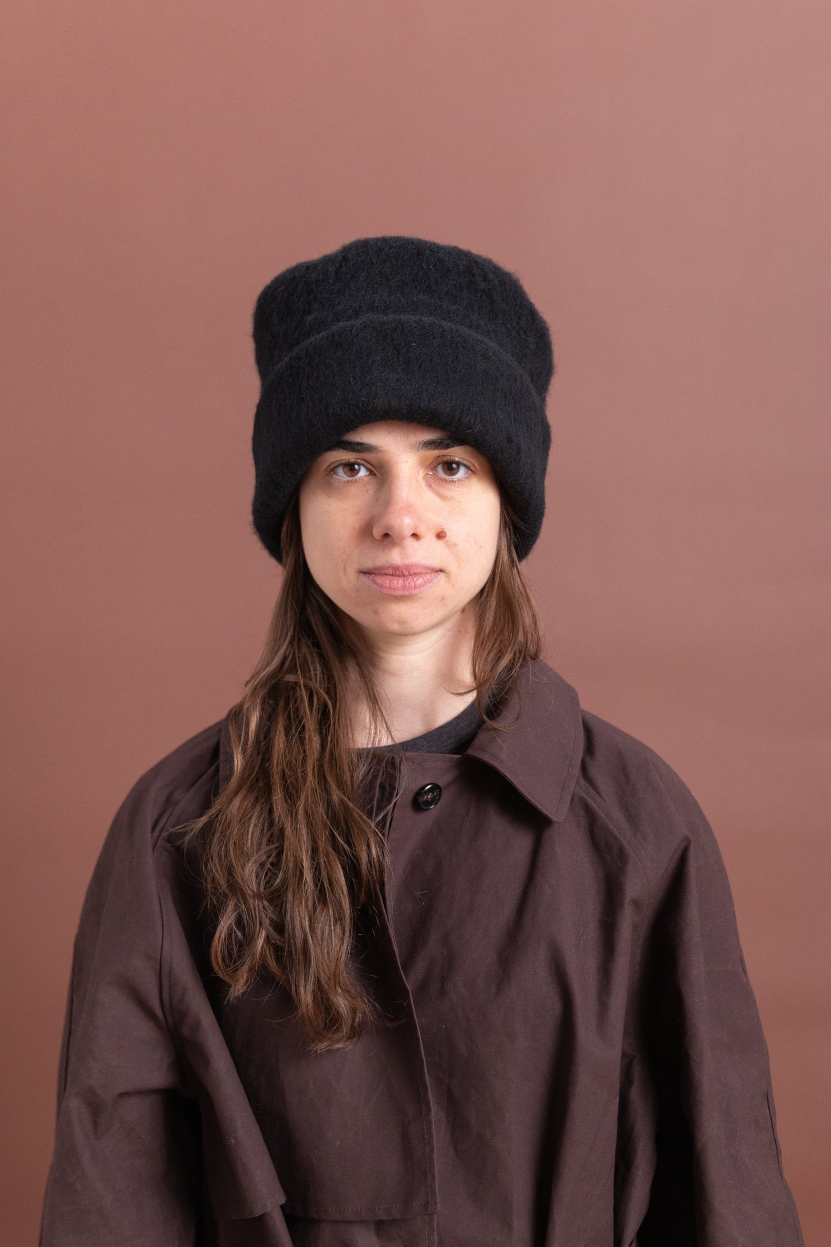 SER HAT IN BRUSHED WOOL