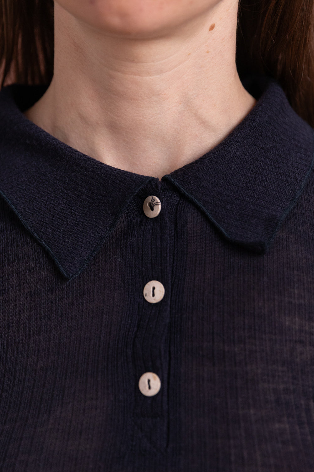 DUAL LONG SLEEVE TEE IN MURANO NAVY