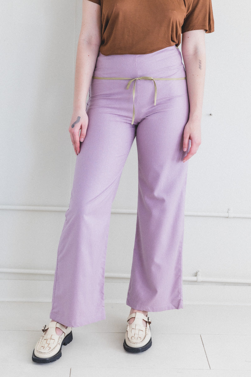 MAR PANTS NIMBUS PURPLE WILD SILK