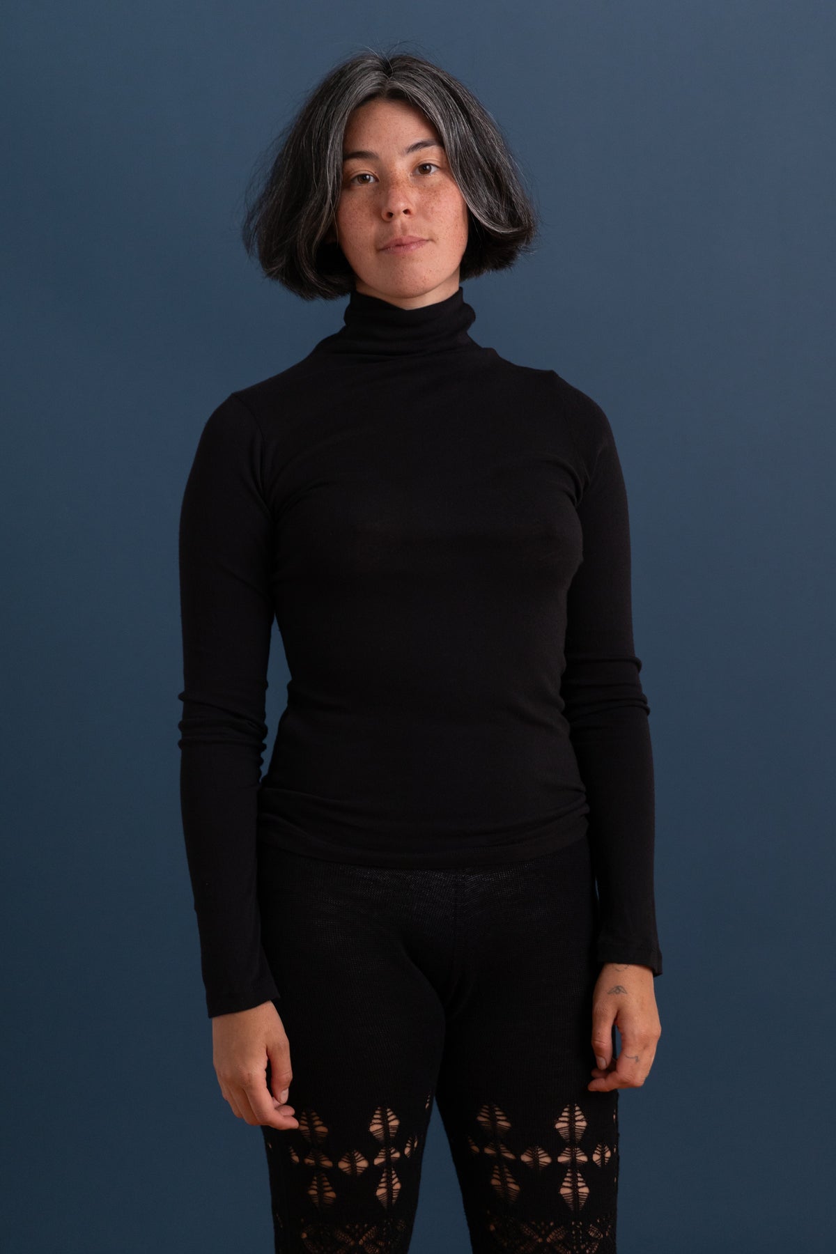 TURTLENECK LONG SLEEVE IN BLACK