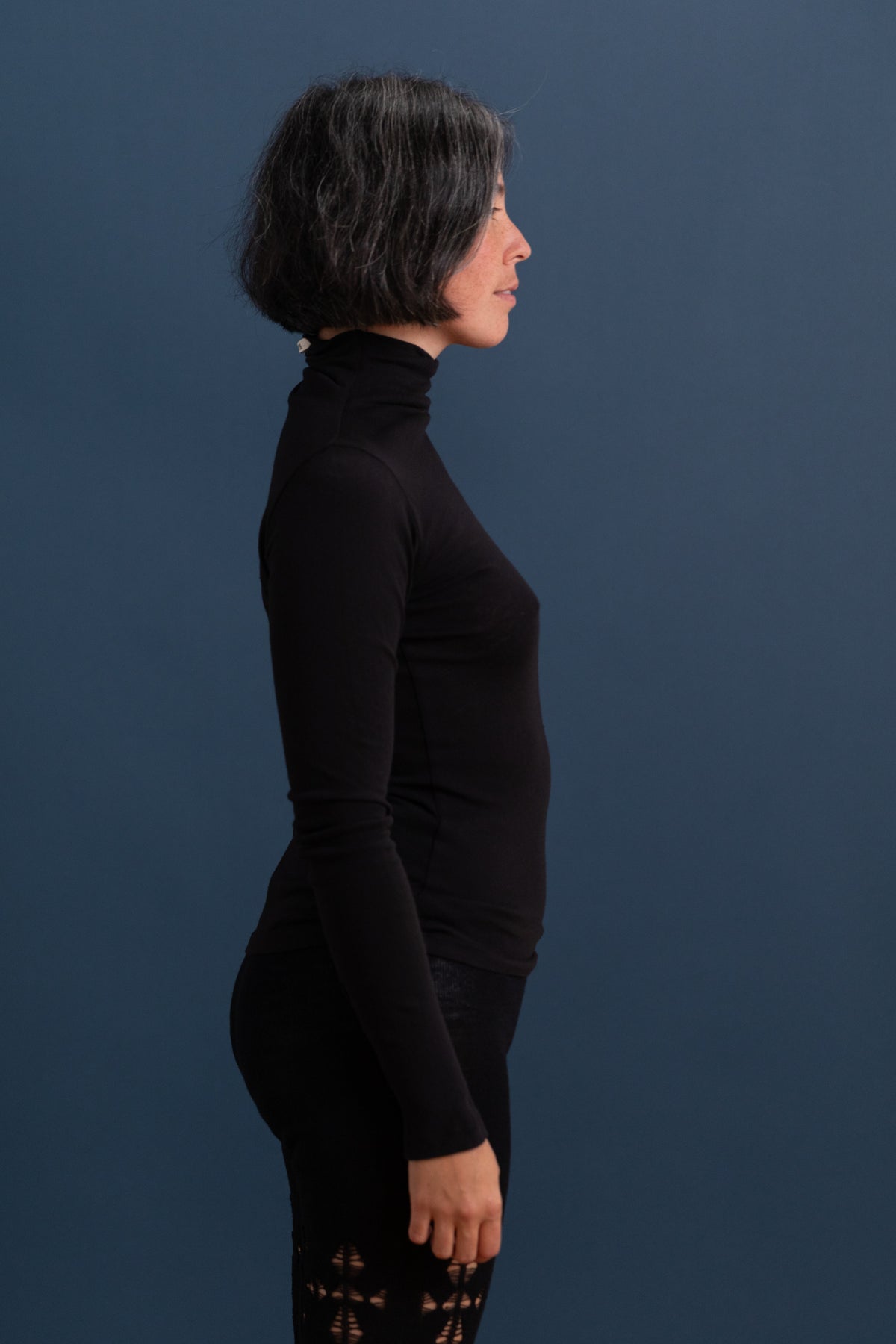 TURTLENECK LONG SLEEVE IN BLACK