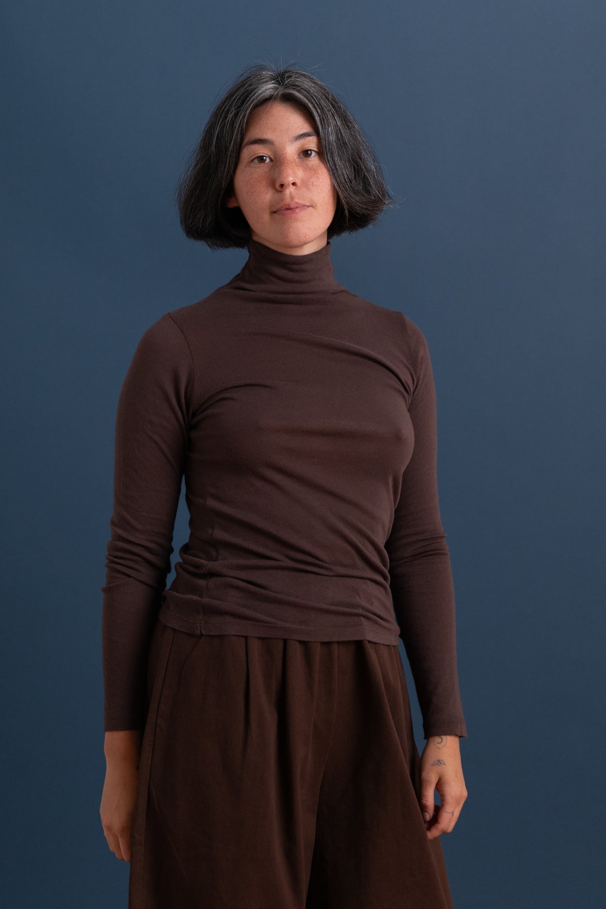 TURTLENECK LONG SLEEVE IN PLUM