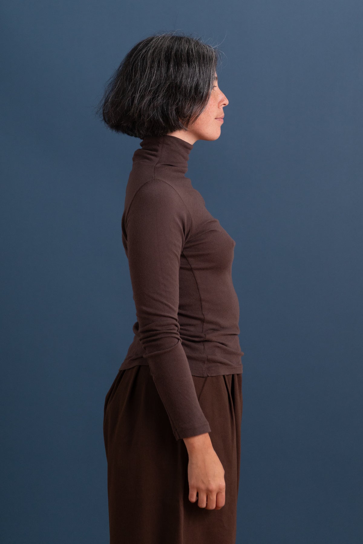 TURTLENECK LONG SLEEVE IN PLUM