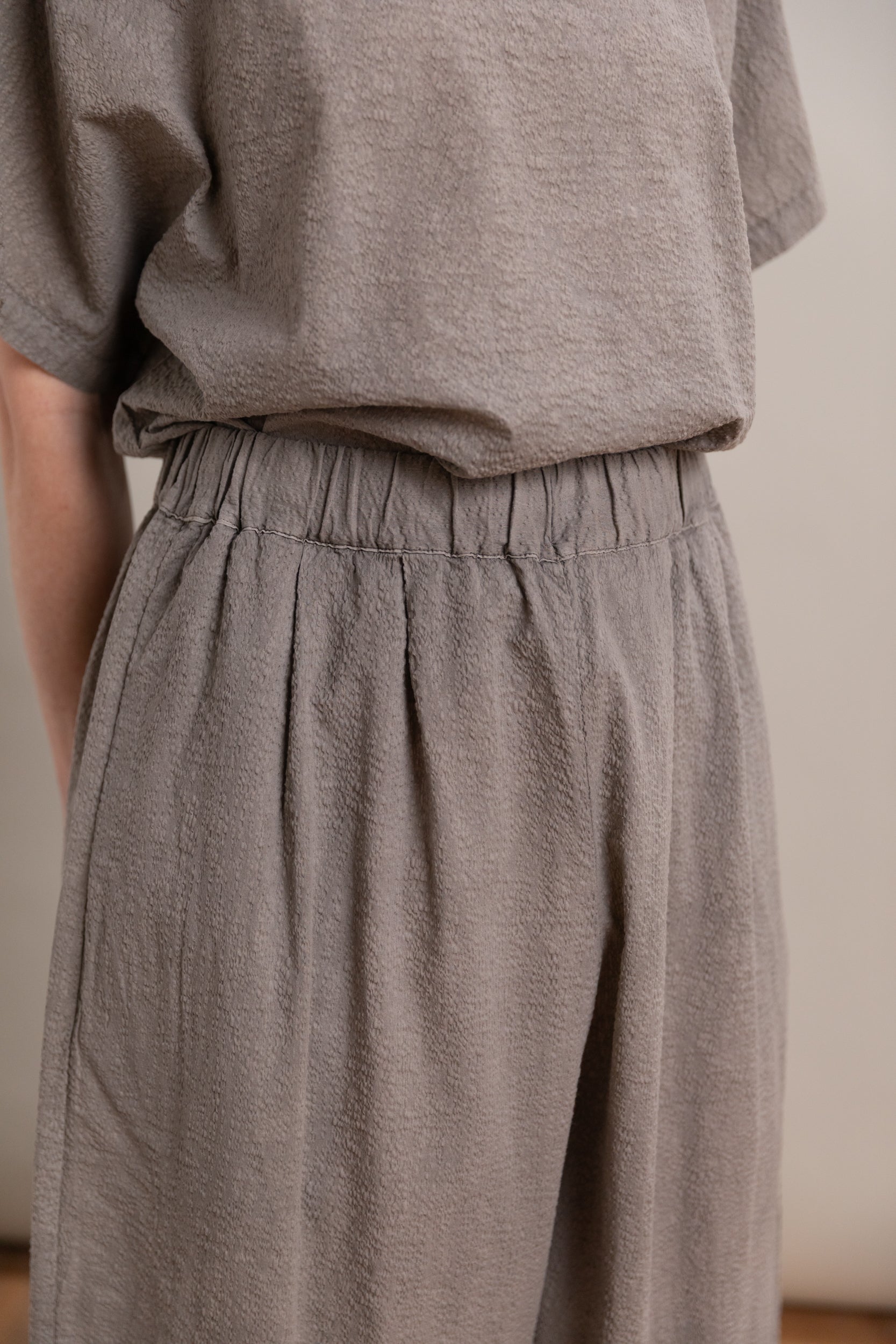 WIDE PANTS IN P. GREY