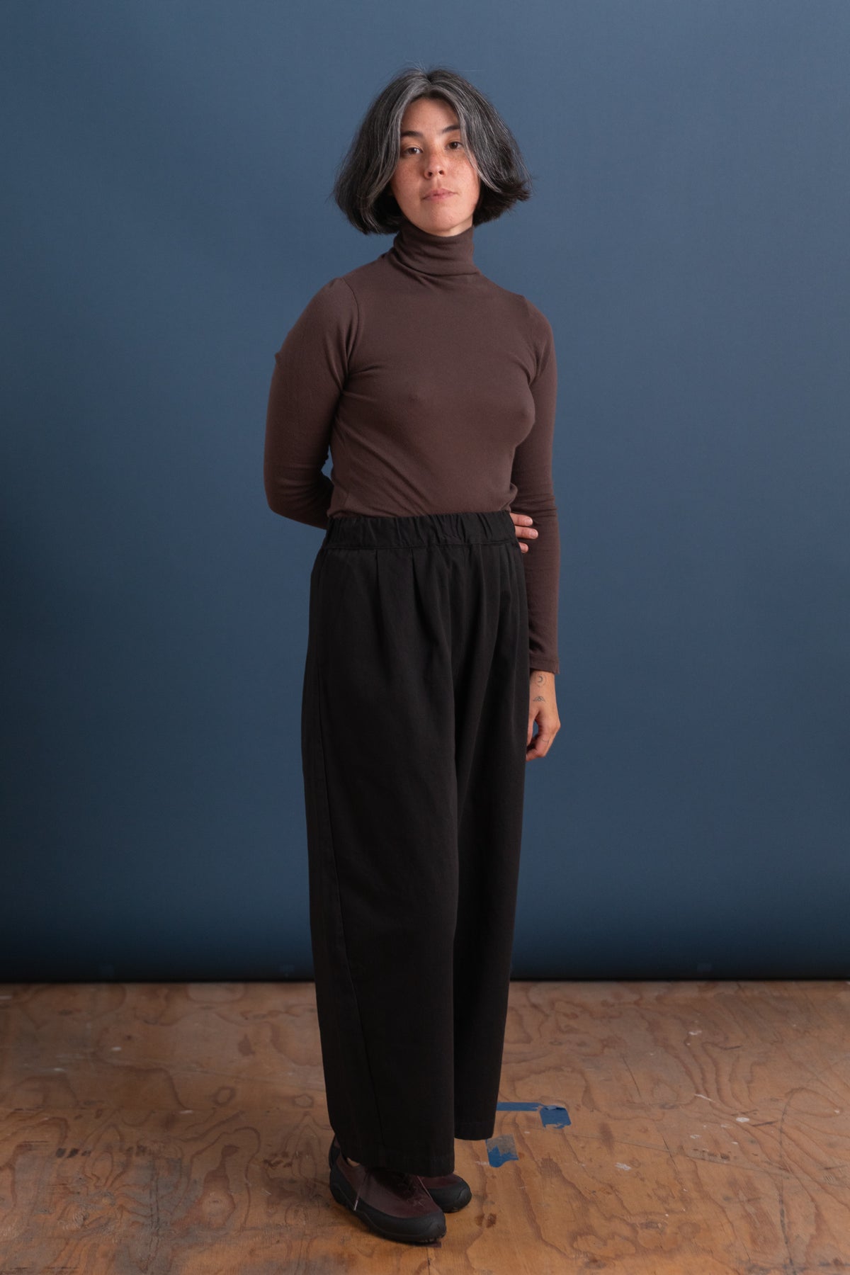 WIDE PANTS IN BLACK