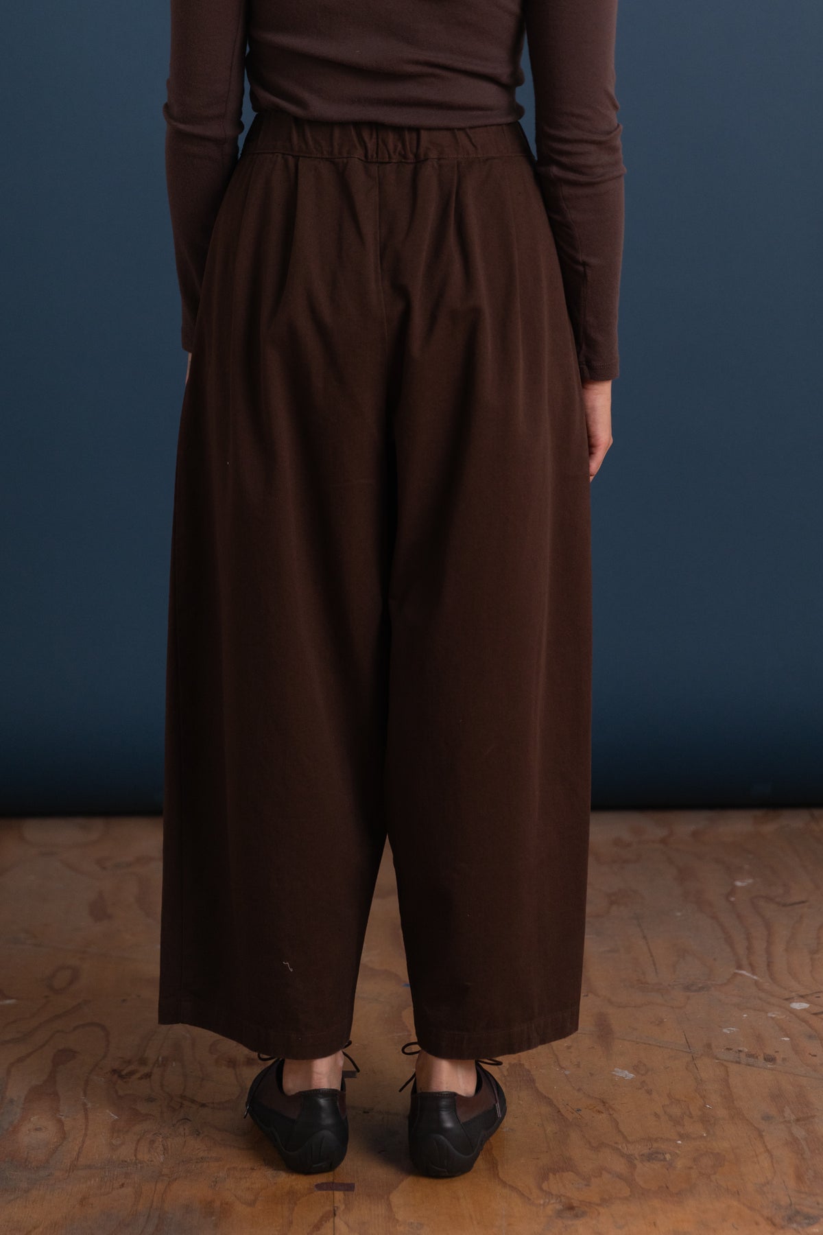 WIDE PANTS IN CACAO