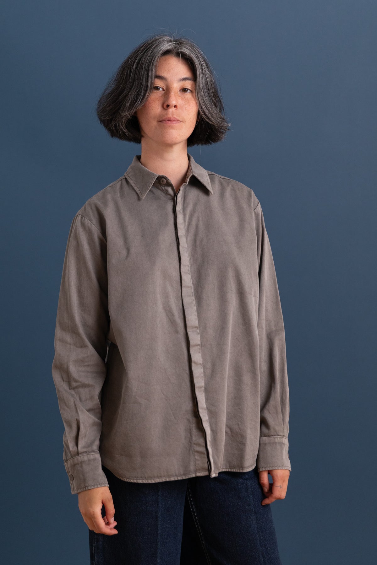 WORK SHIRT IN STONE