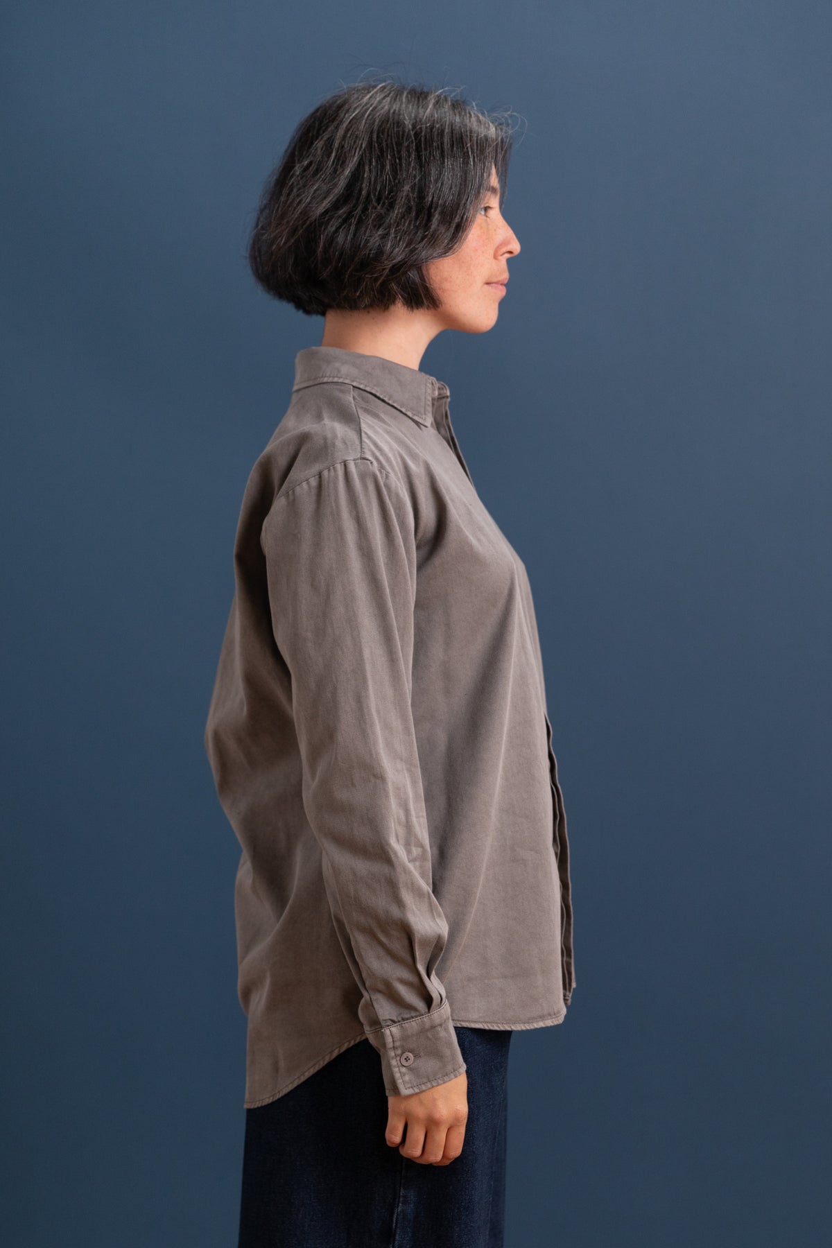 WORK SHIRT IN STONE