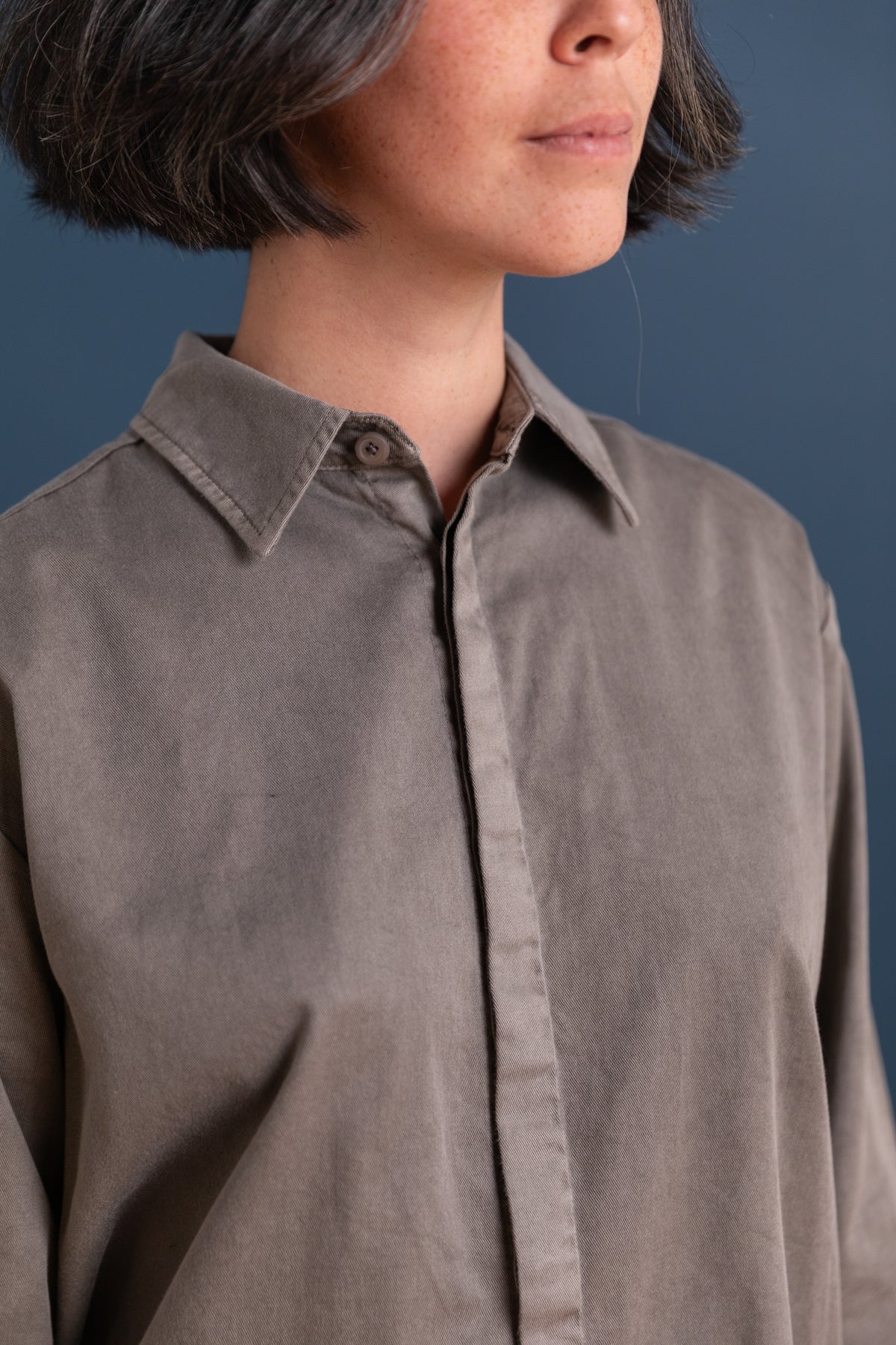 WORK SHIRT IN STONE