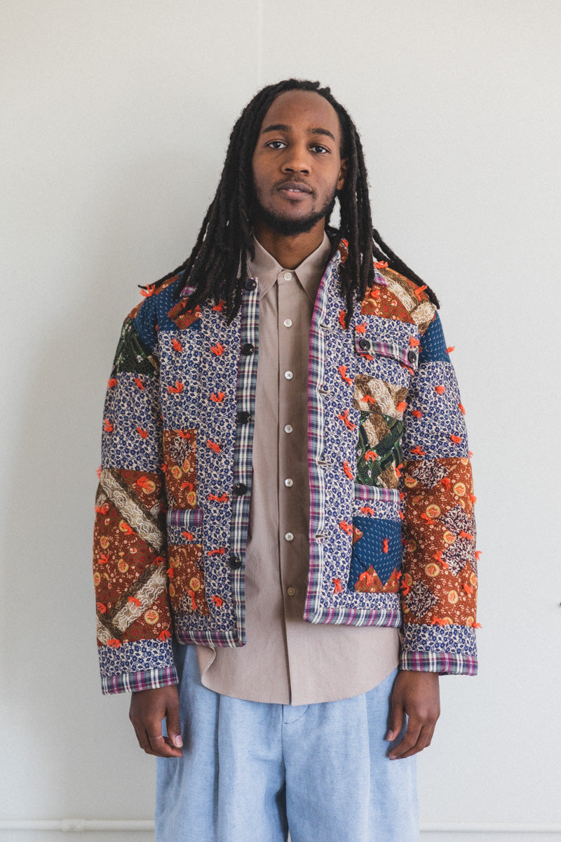 CRISS CROSS QUILT JACKET