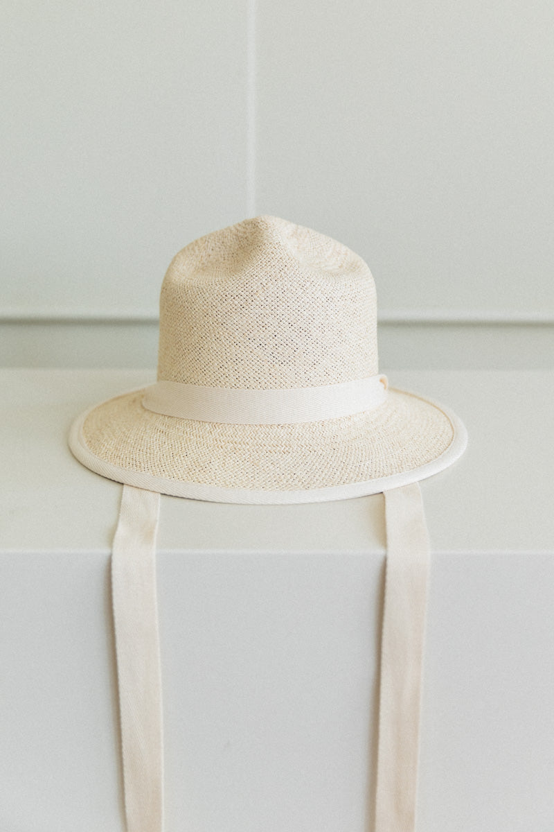 RANGER IN TORCIDO STRAW WITH TWILL RIBBON