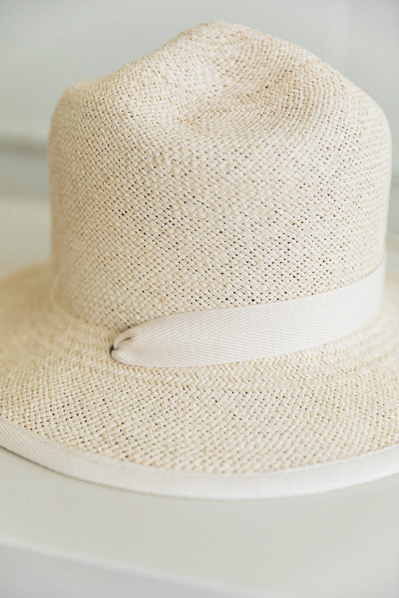 RANGER IN TORCIDO STRAW WITH TWILL RIBBON