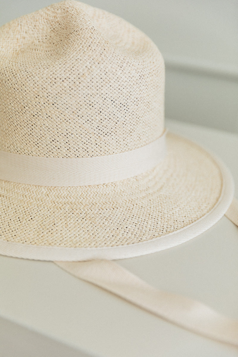 RANGER IN TORCIDO STRAW WITH TWILL RIBBON