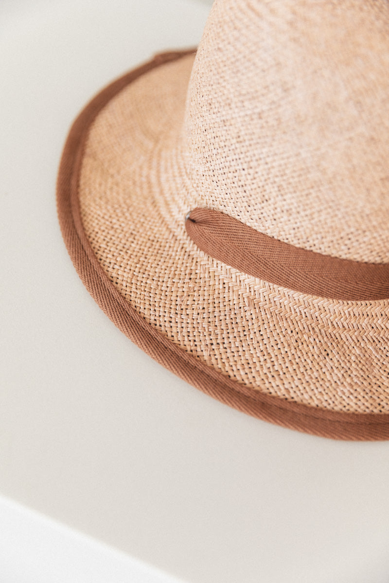 RANGER IN TORCIDO STRAW WITH TWILL RIBBON