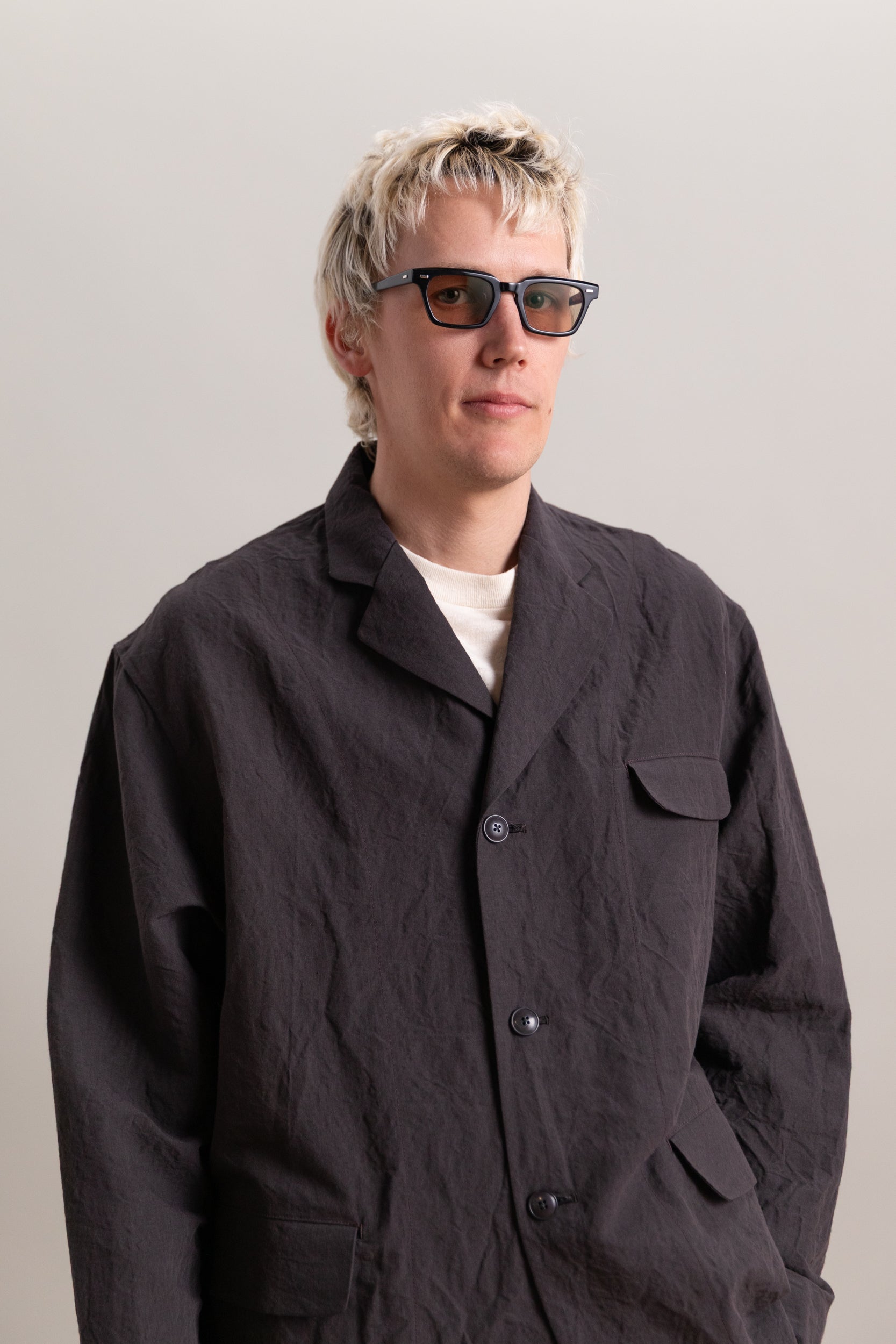 BuddyOptical : Stanford black×brown lens STANFORD SUNGLASSES IN BLACK