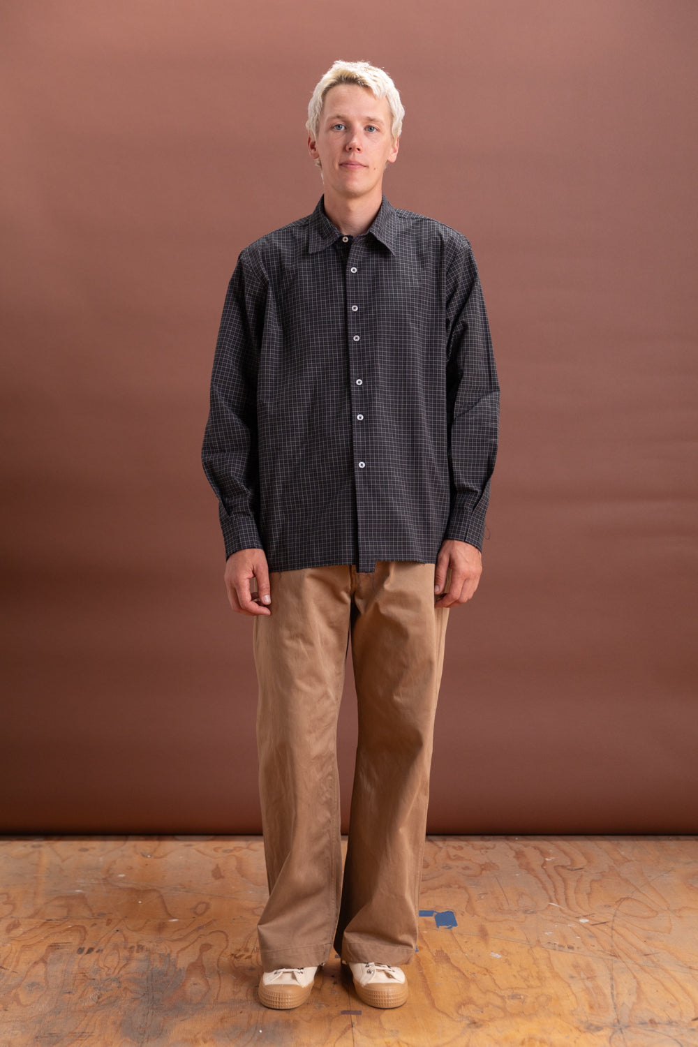 BIG SHIRT IN BLACK CHECK