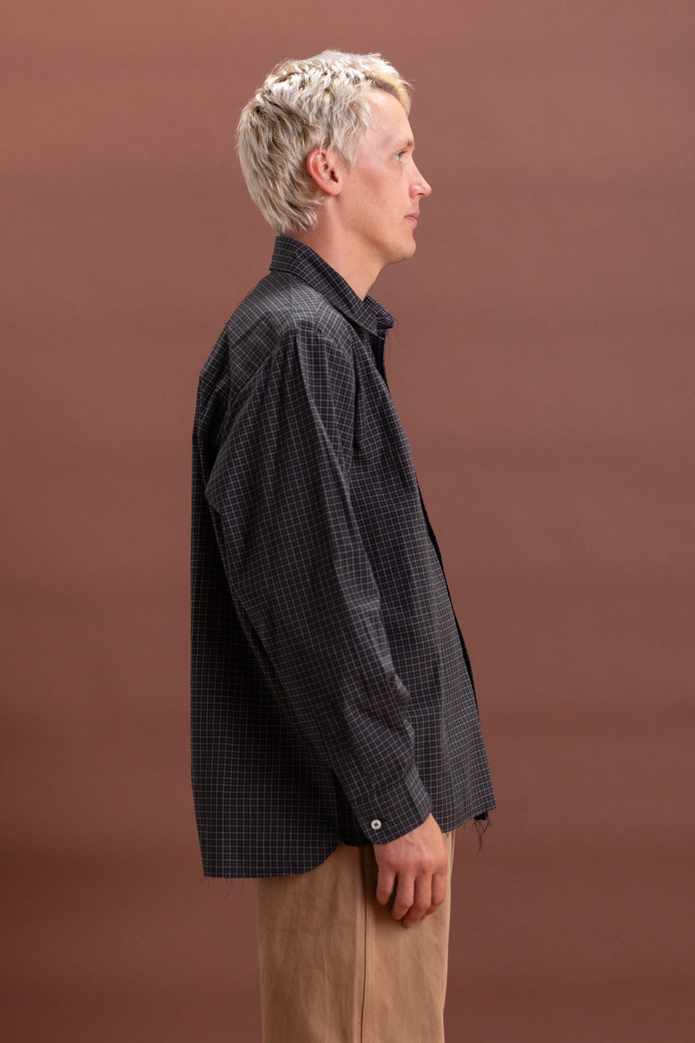 BIG SHIRT IN BLACK CHECK