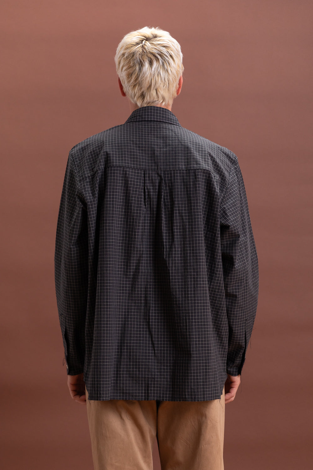 BIG SHIRT IN BLACK CHECK