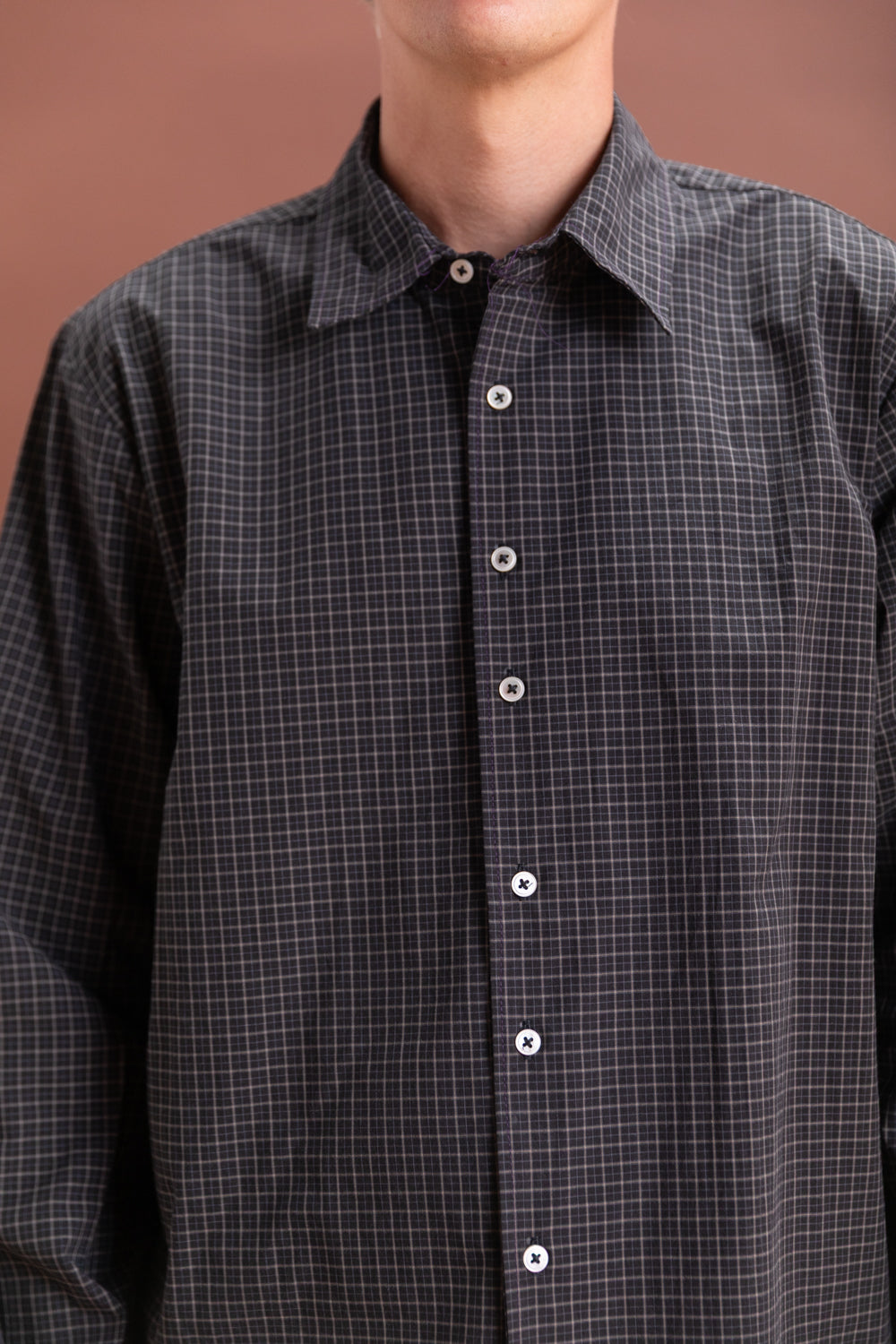 BIG SHIRT IN BLACK CHECK