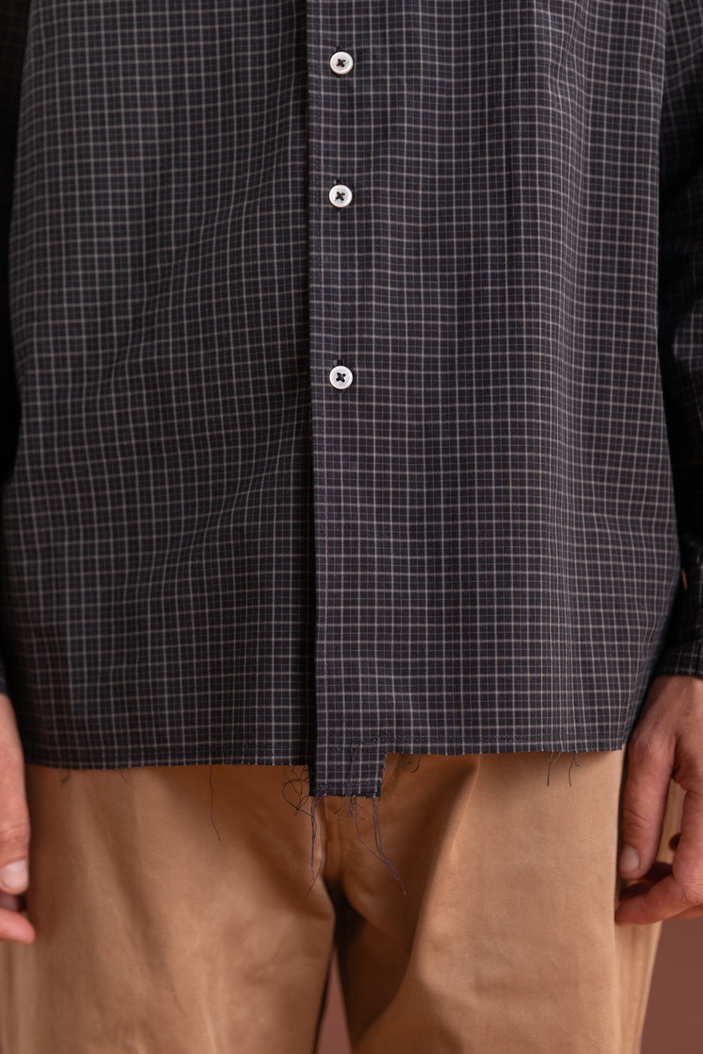 BIG SHIRT IN BLACK CHECK