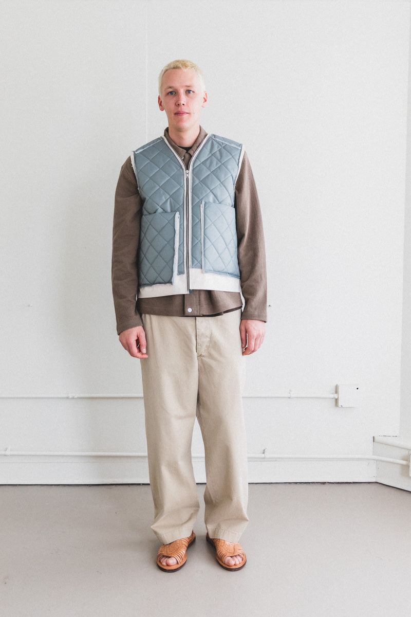 RESEARCH ZIP VEST IN SAGE