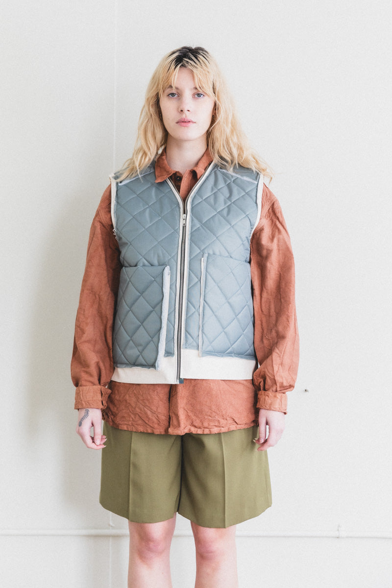 RESEARCH ZIP VEST IN SAGE