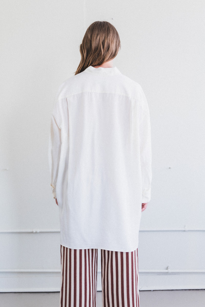 OSCAR SHIRT IN CLAY CUPRO