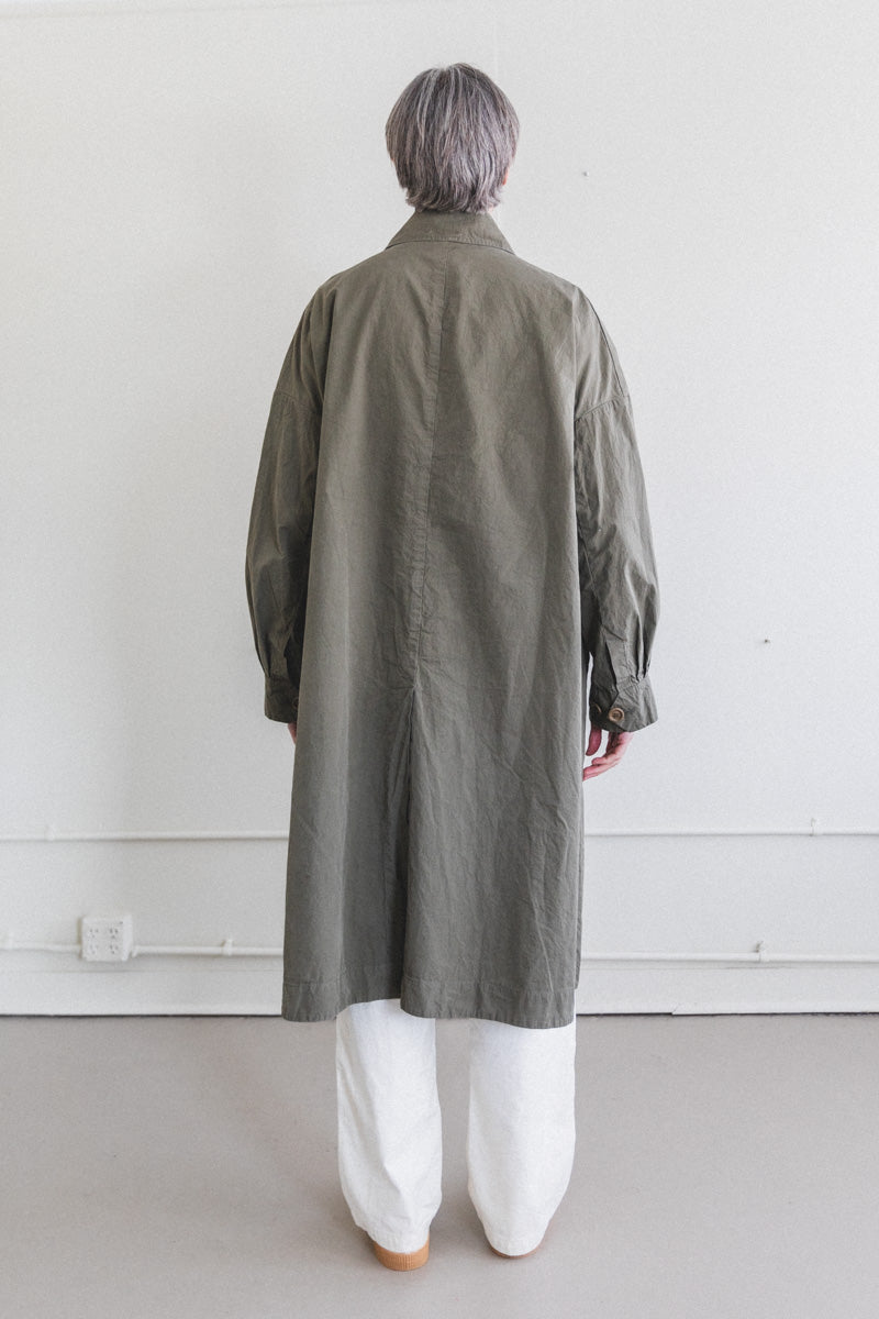 ARMY COAT IN OLIVE CARD