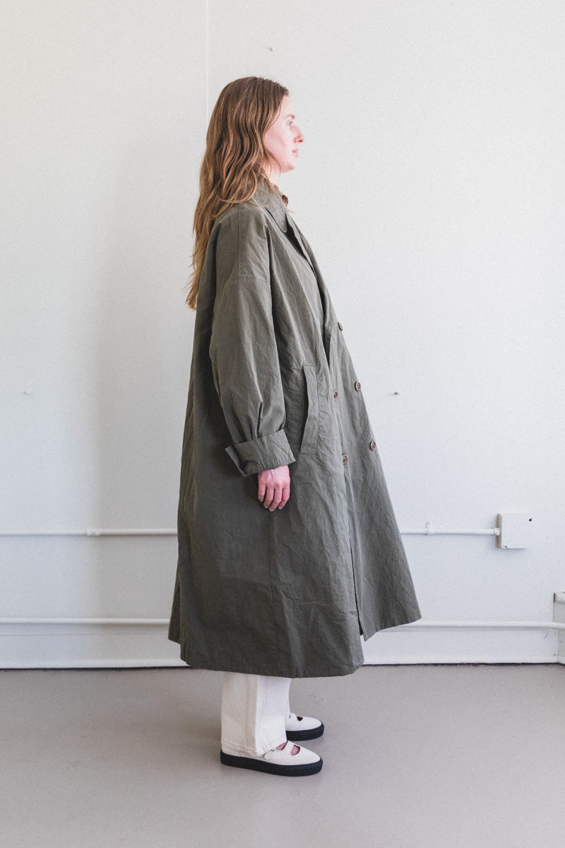 ARMY COAT IN OLIVE CARD