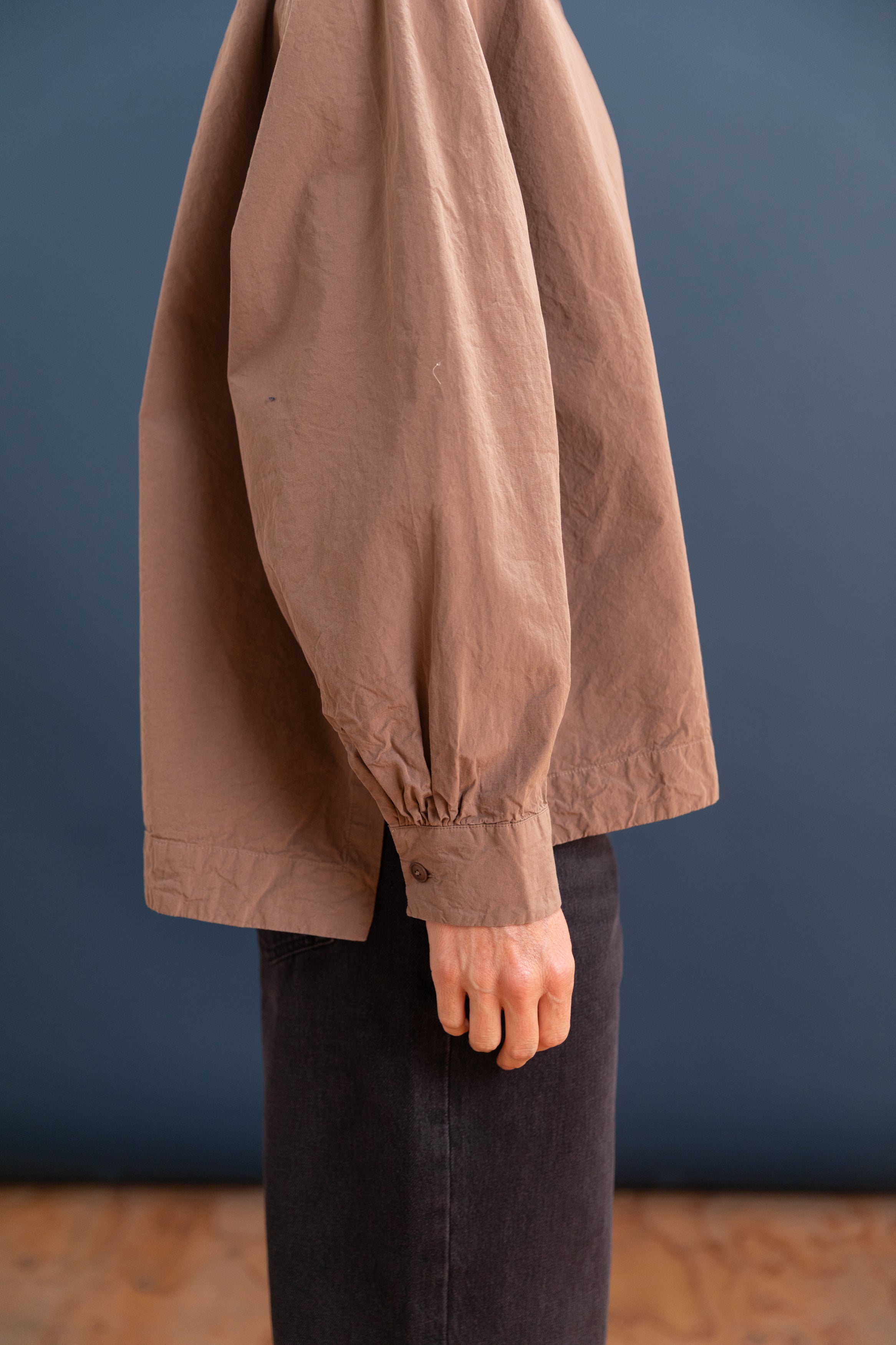 BIGGY SHIRT IN CLAY PAPER COT