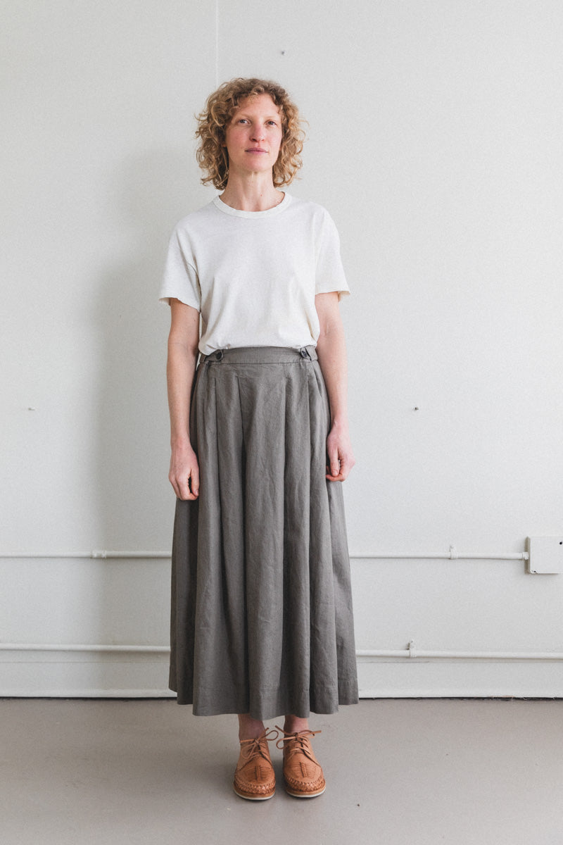 BOWLING SKIRT IN KHAKI