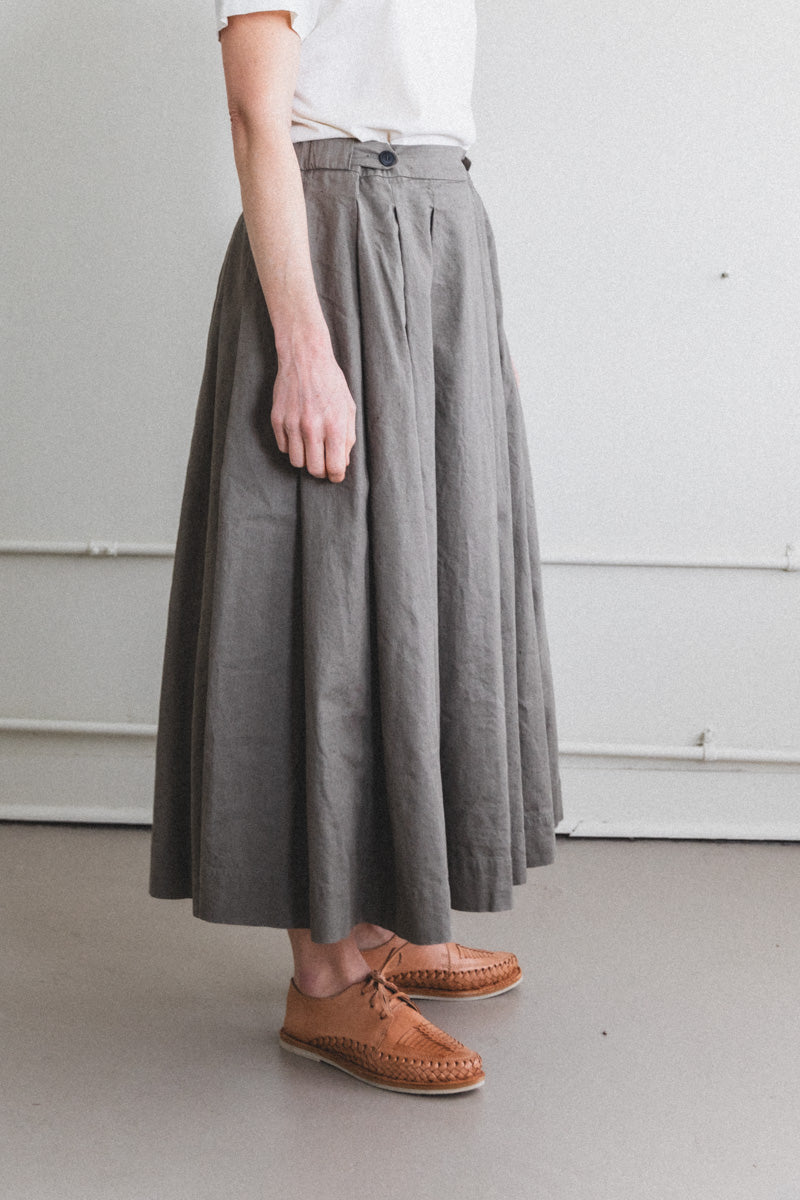 BOWLING SKIRT IN KHAKI