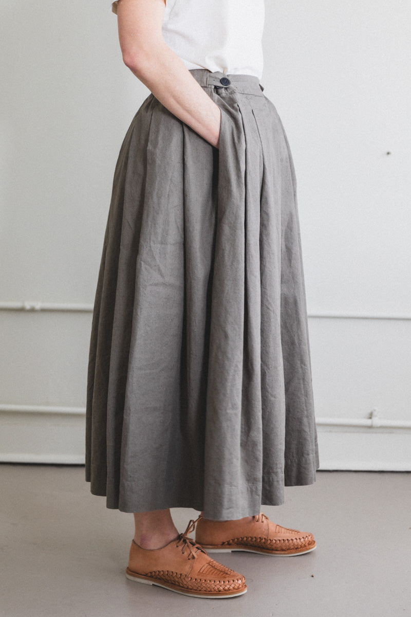 BOWLING SKIRT IN KHAKI