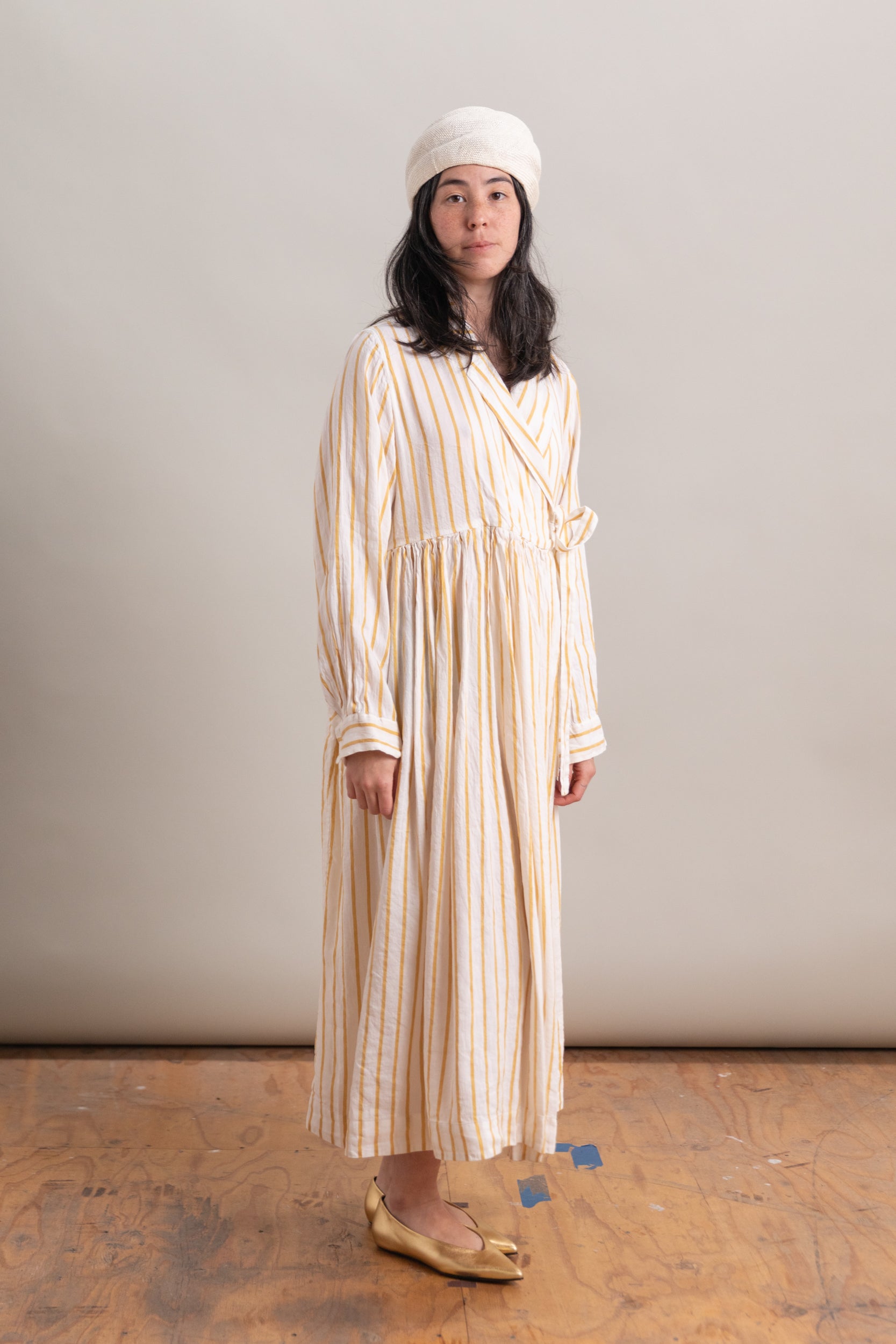 COLETTE DRESS IN LINEY STRIPE