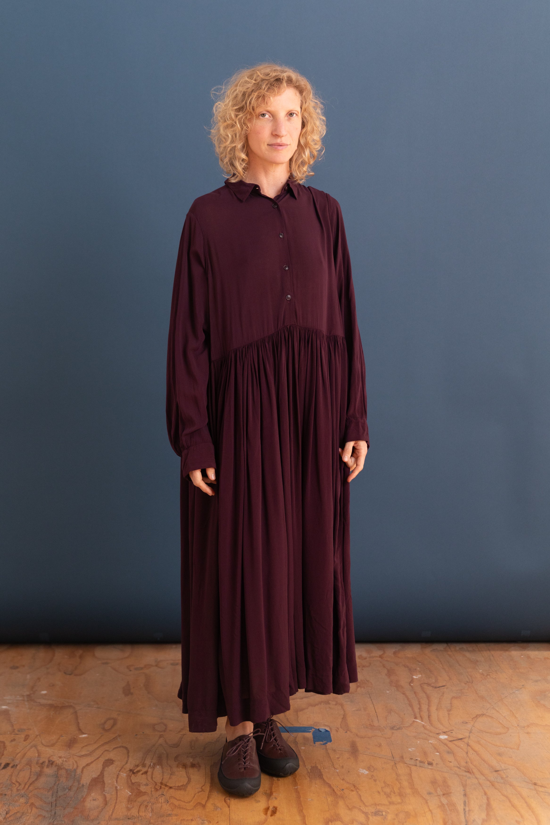 ETHAL DRESS IN BLACKBERRY COSIE