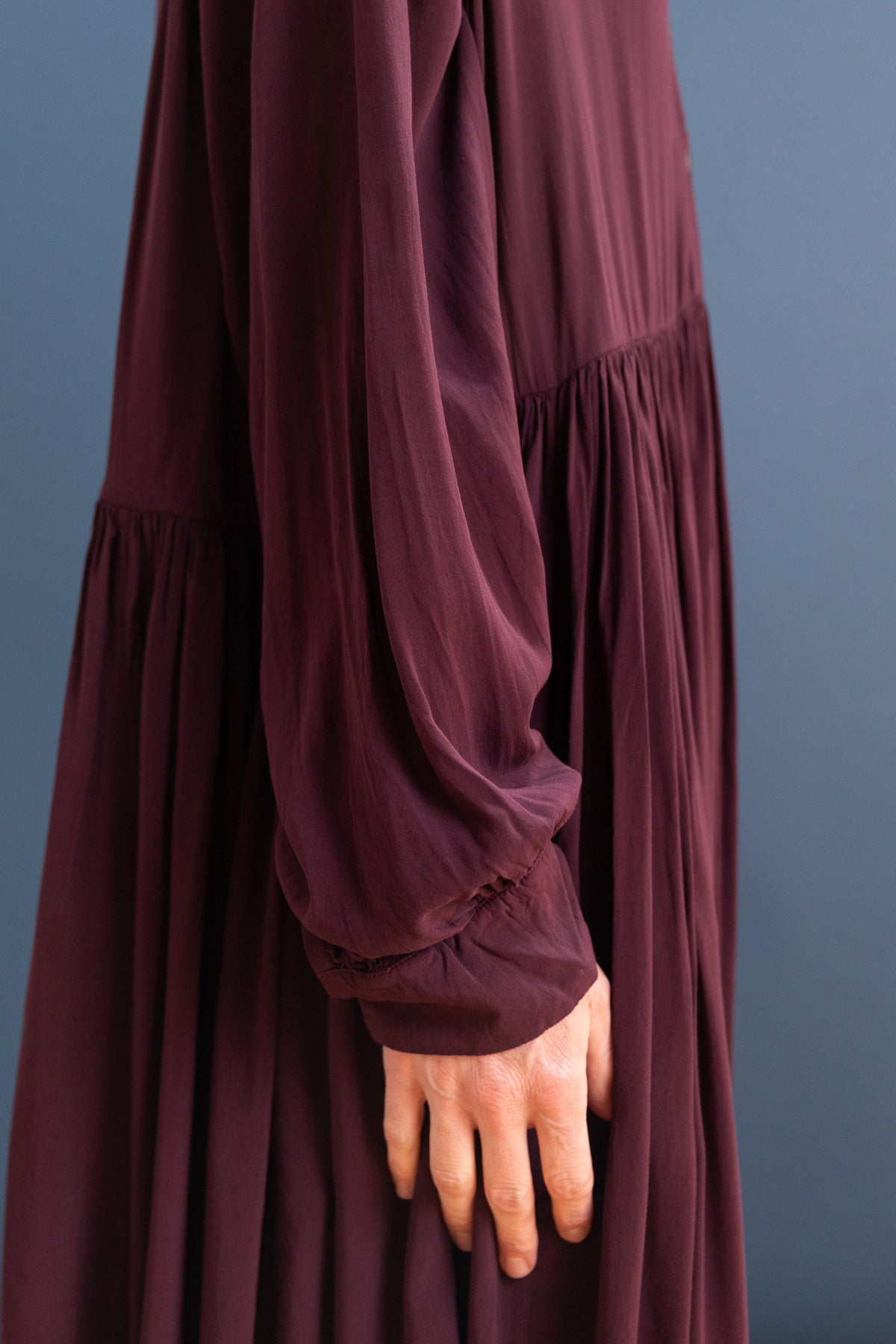 ETHAL DRESS IN BLACKBERRY COSIE