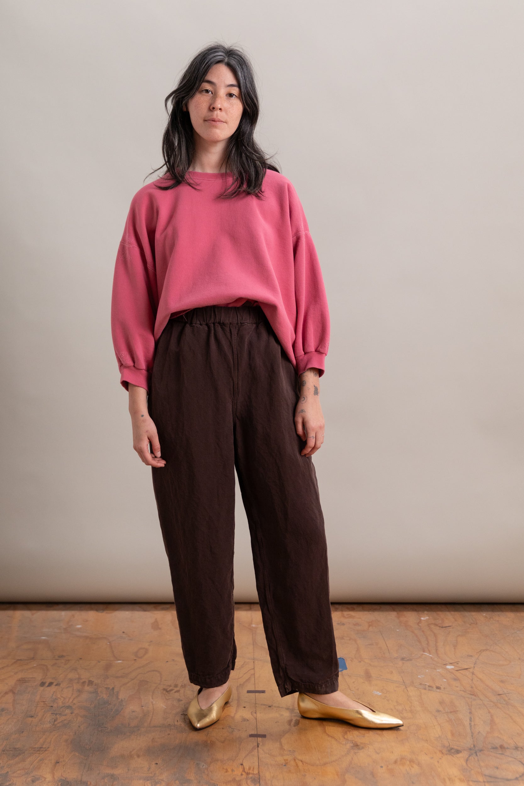 FABI PANT IN BROWN TUAREG