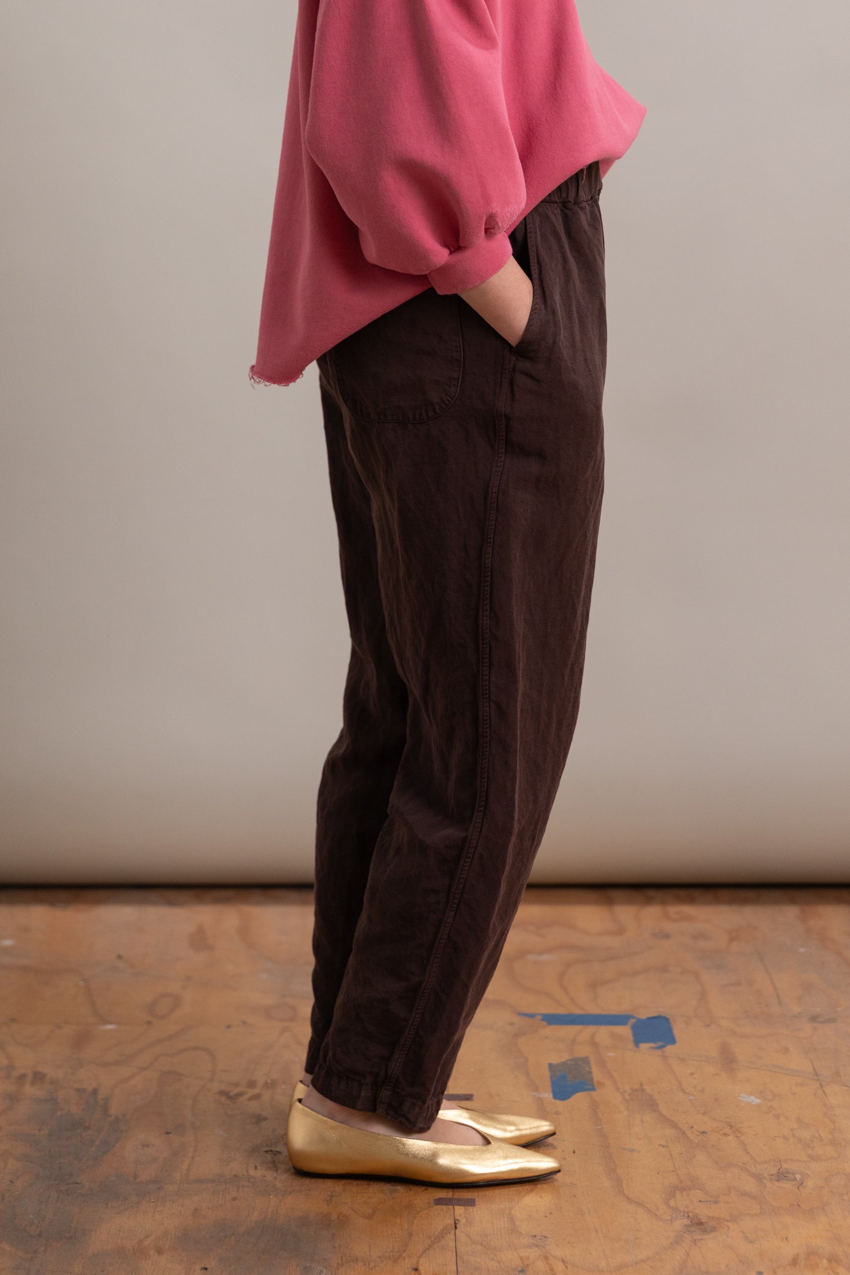 FABI PANT IN BROWN TUAREG