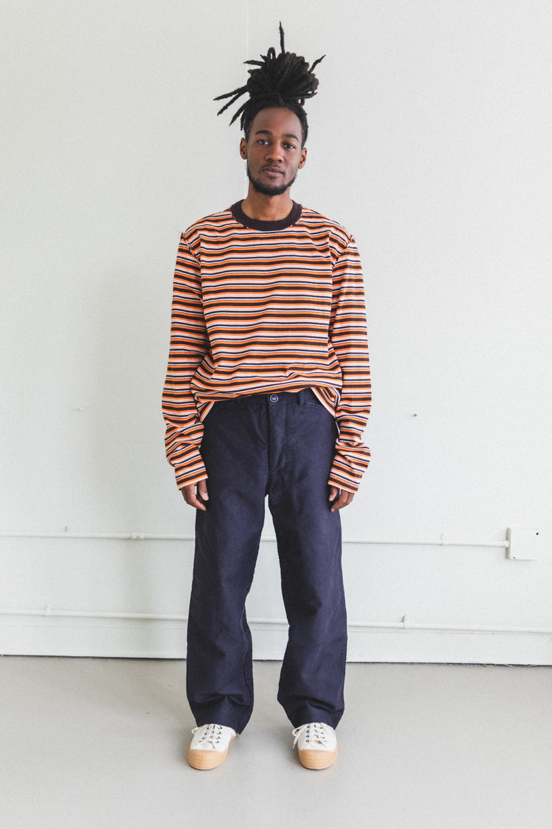 HAMNET PANT IN DARK NAVY MOLESKIN