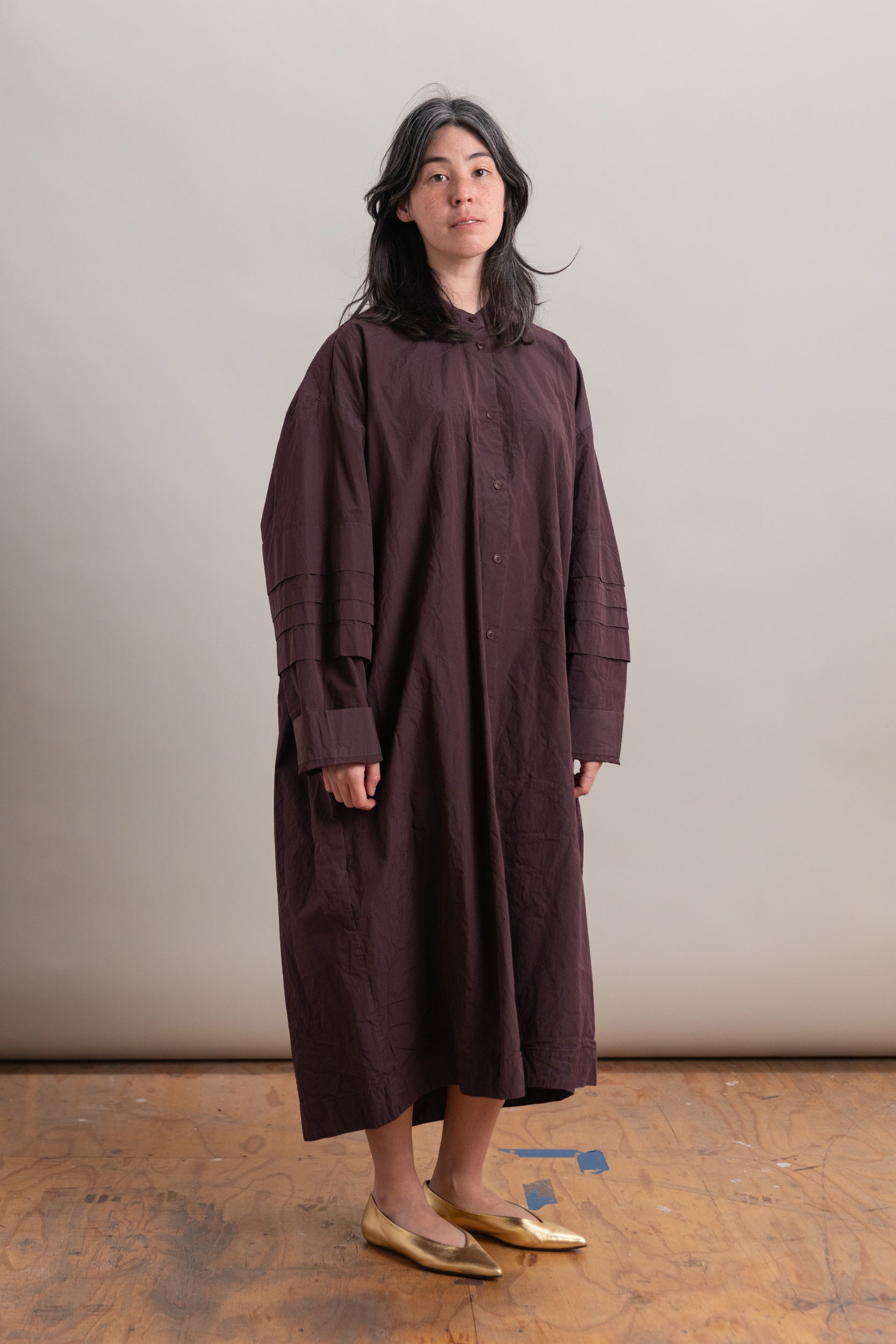 MANON DRESS IN WINE TAFFCOT