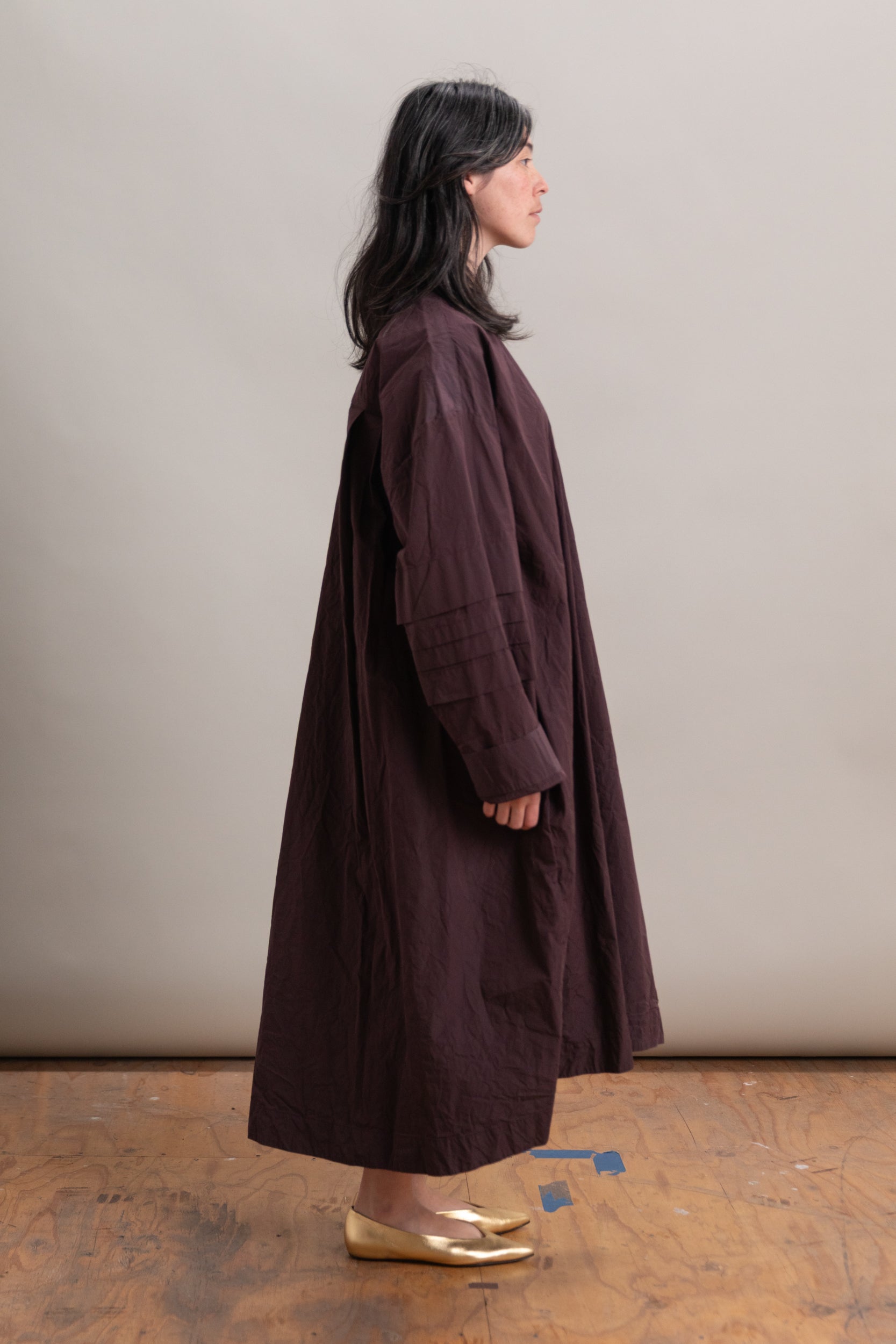 MANON DRESS IN WINE TAFFCOT