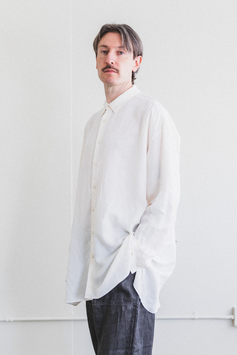 OSCAR SHIRT IN CLAY CUPRO