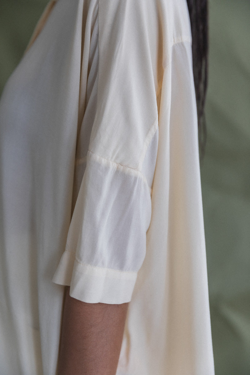 SQUARE SHIRT IN CREAM